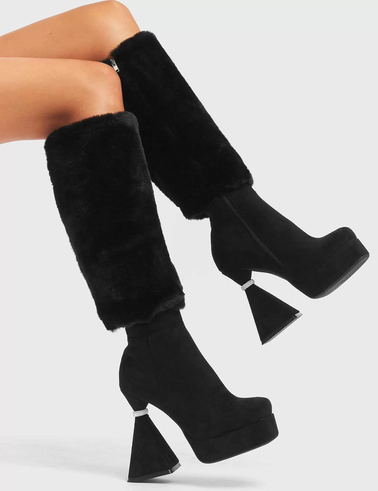 Lamoda Knee High>Ambitious Platform Knee High Boots