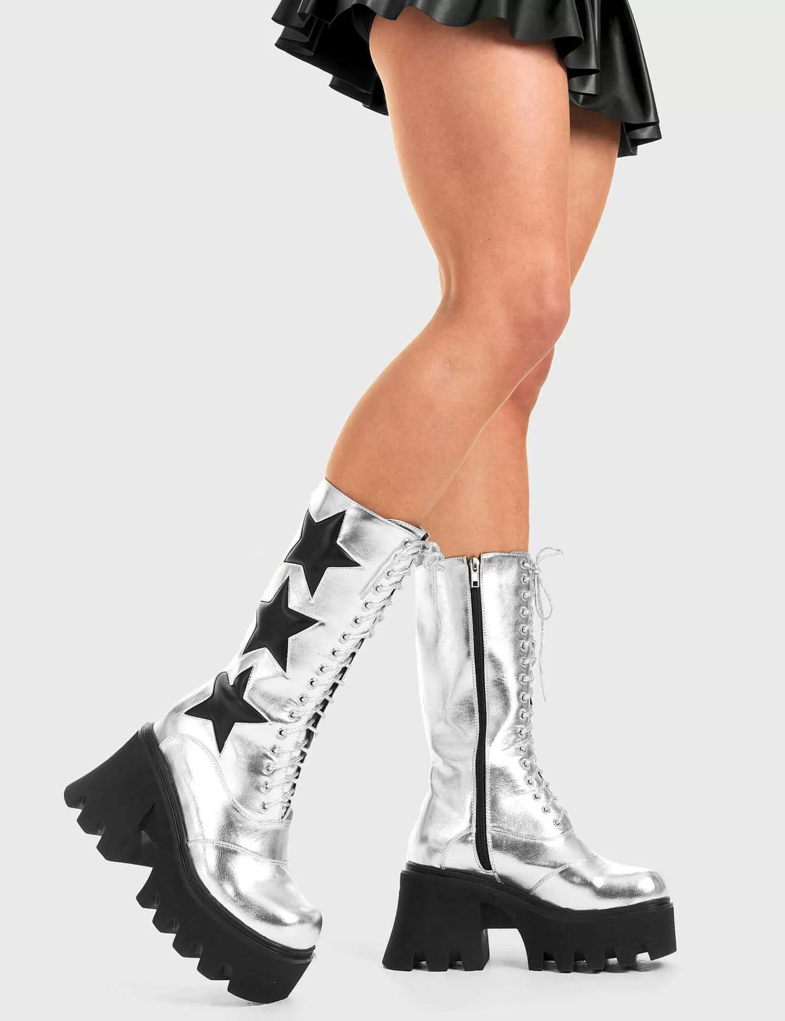 Lamoda Calf>Big League Chunky Platform Calf Boots