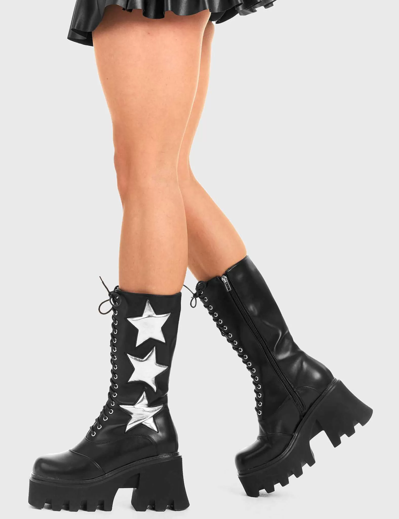 Lamoda Calf>Big League Chunky Platform Calf Boots