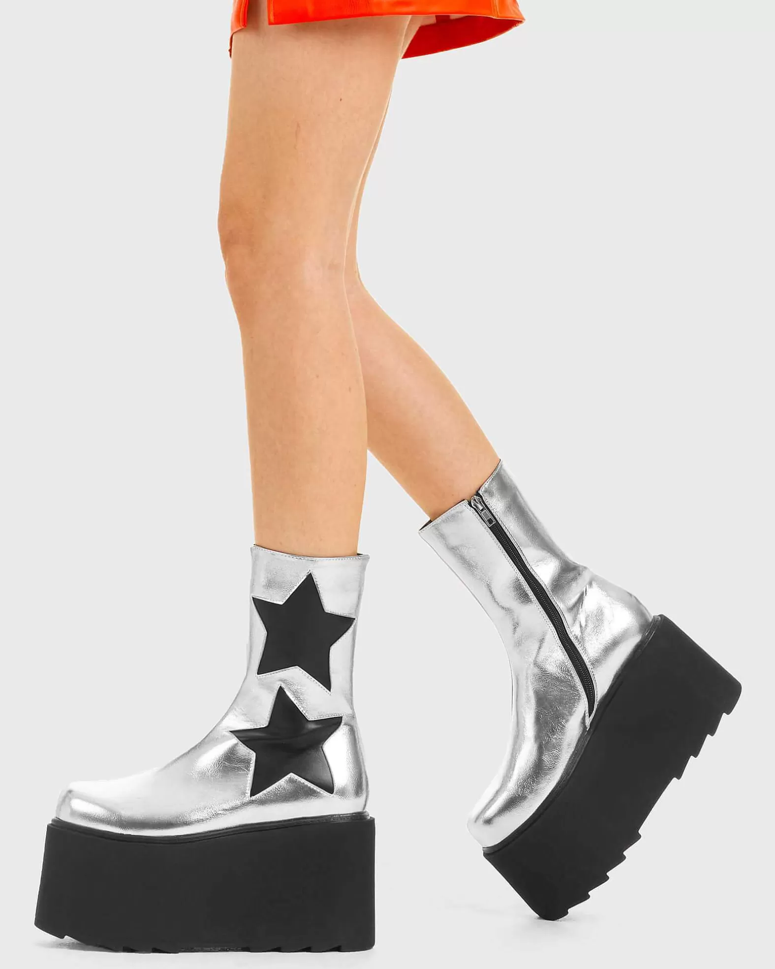 Lamoda Ankle>Big Shot Chunky Platform Ankle Boots