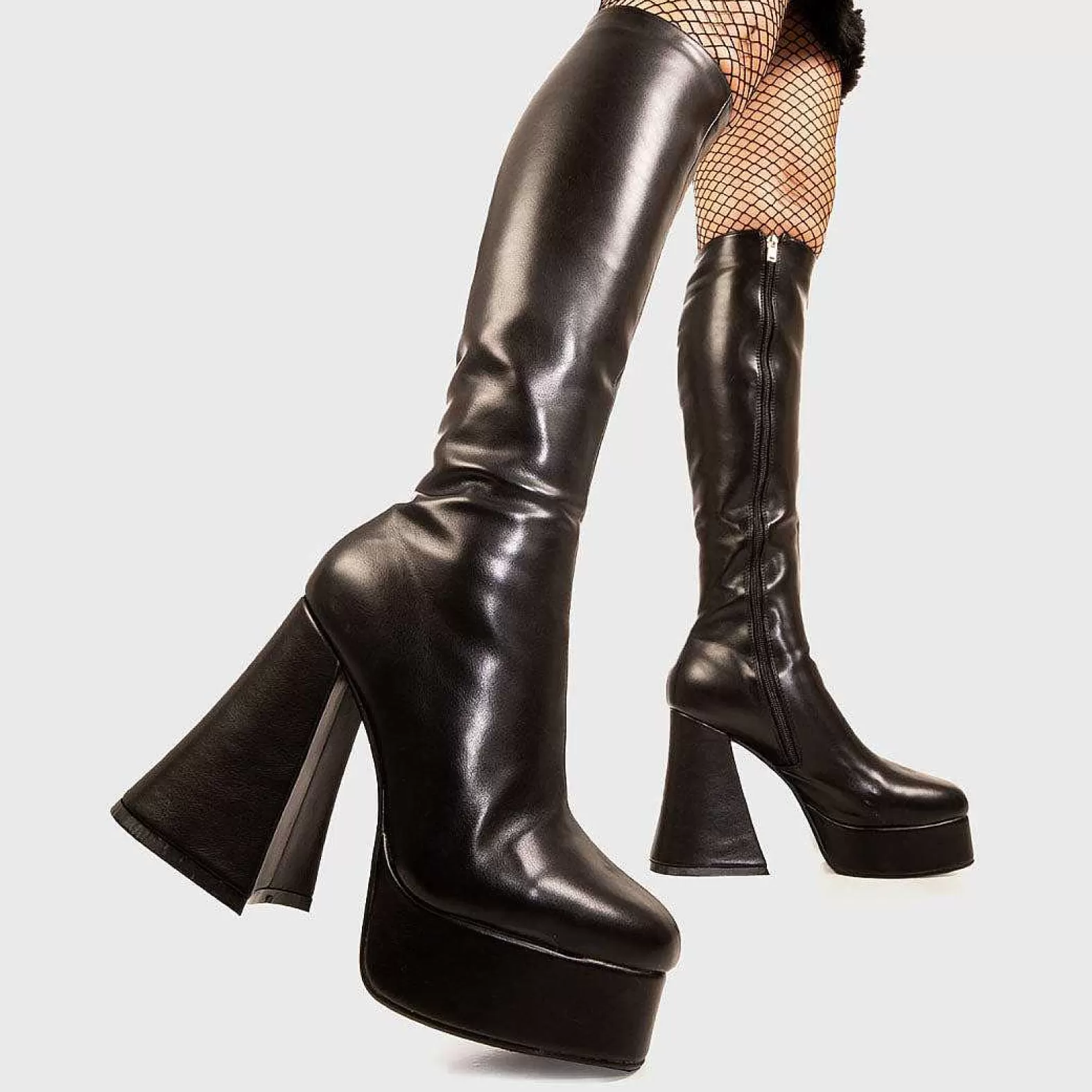 Lamoda Platform>Black Swan Platform Knee High Boots