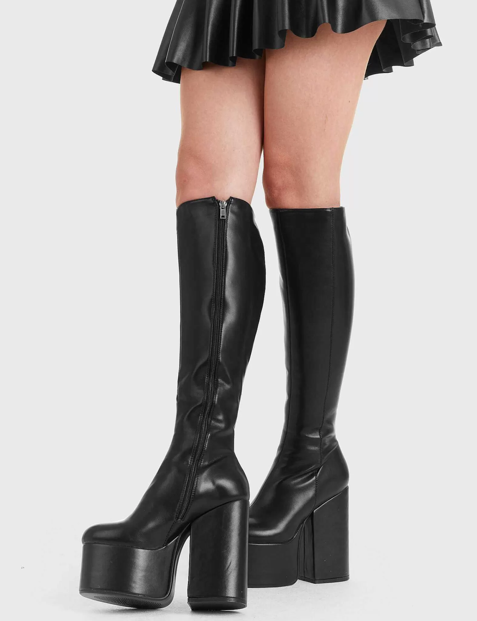 Lamoda Platform>Concert Platform Knee High Boots