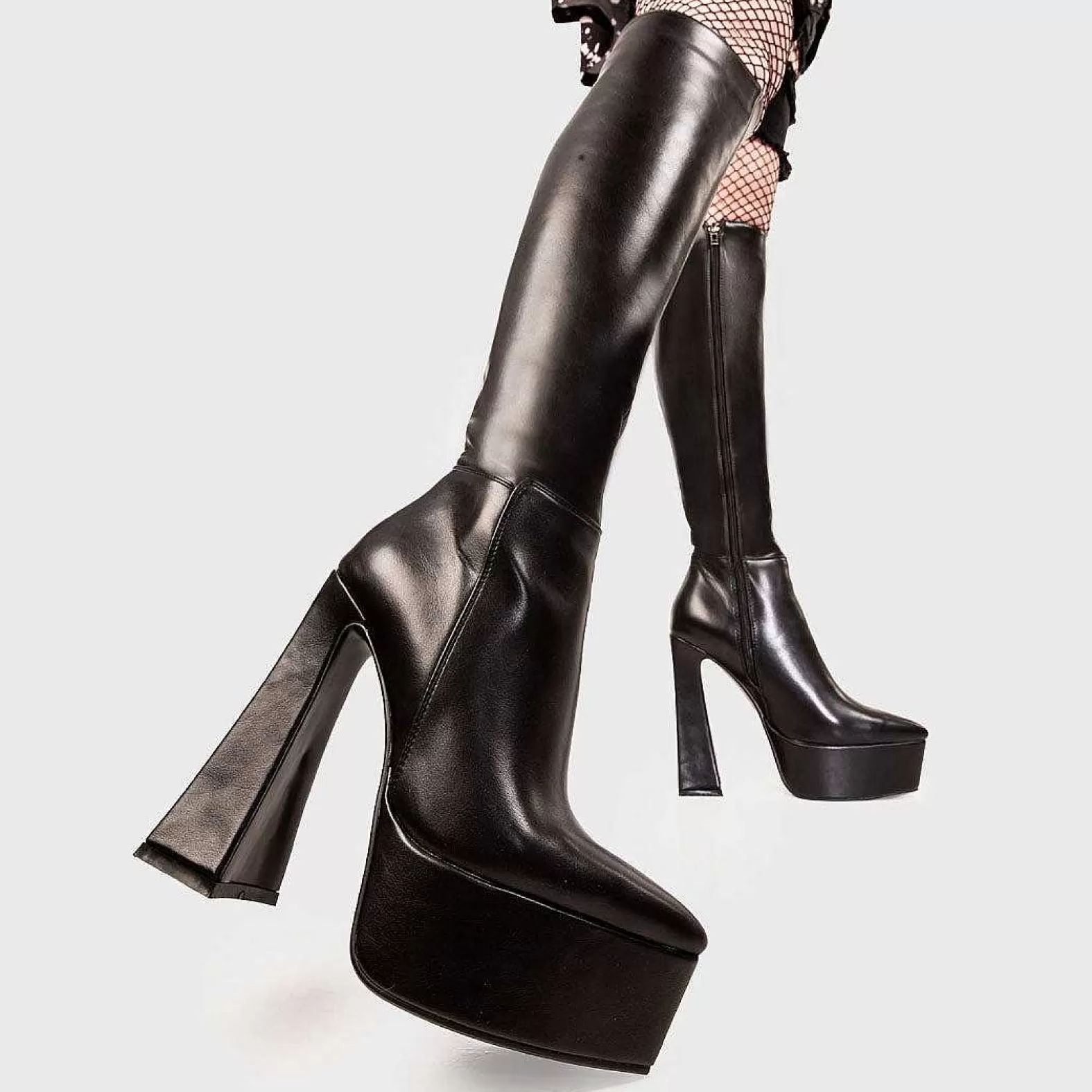 Lamoda Knee High>Content Platform Knee High Boots