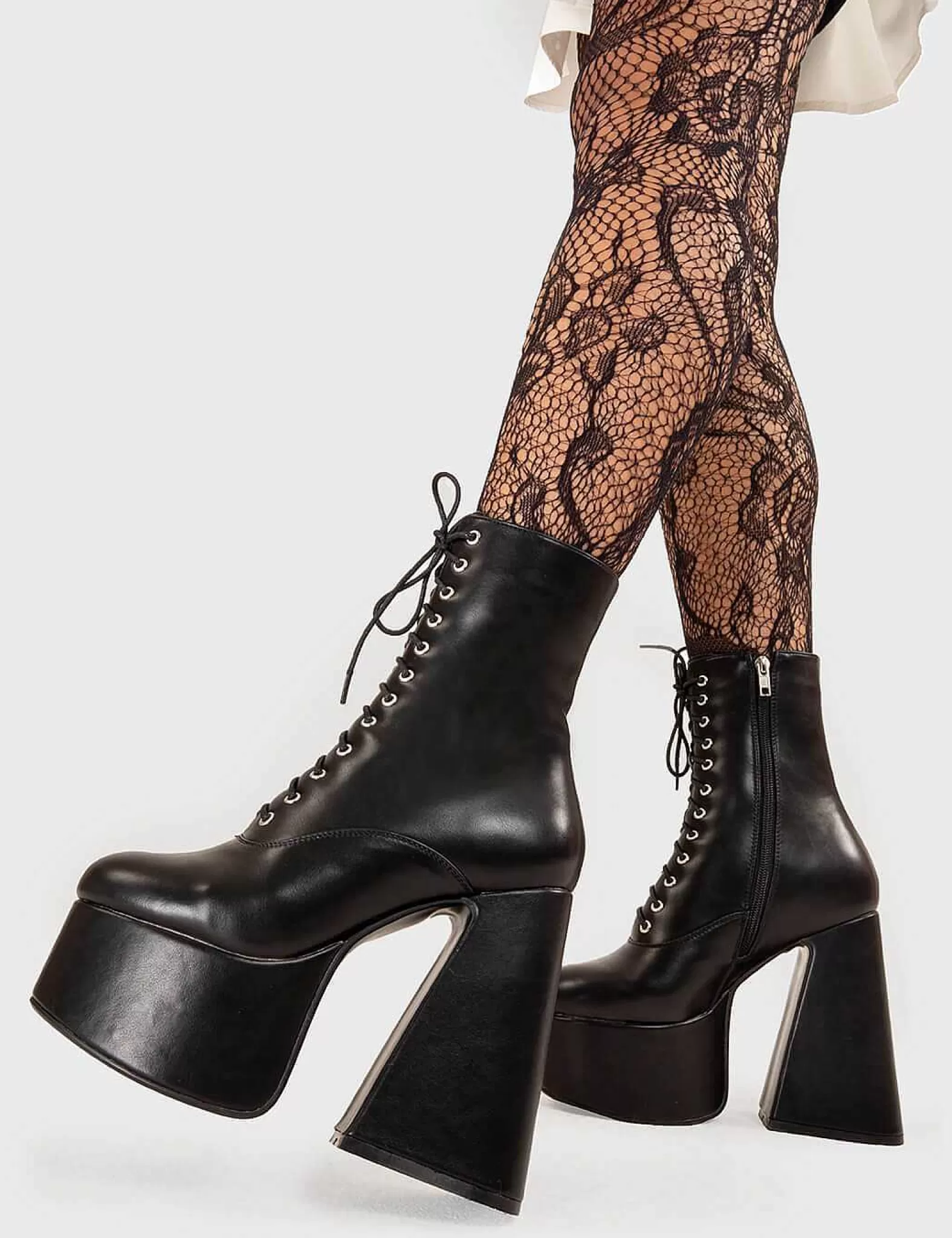 Lamoda Ankle>Crossed A Line Platform Ankle Boots