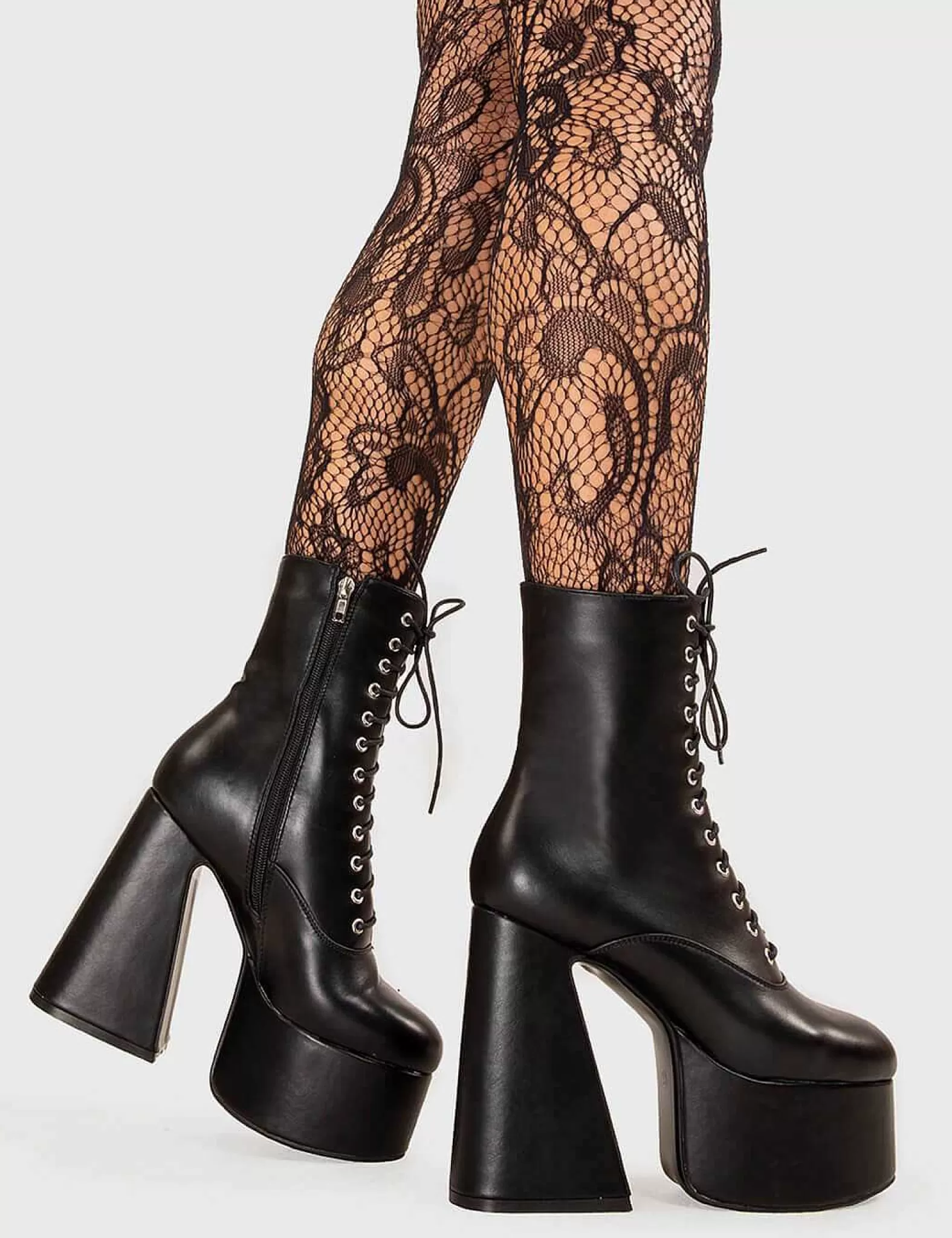 Lamoda Ankle>Crossed A Line Platform Ankle Boots