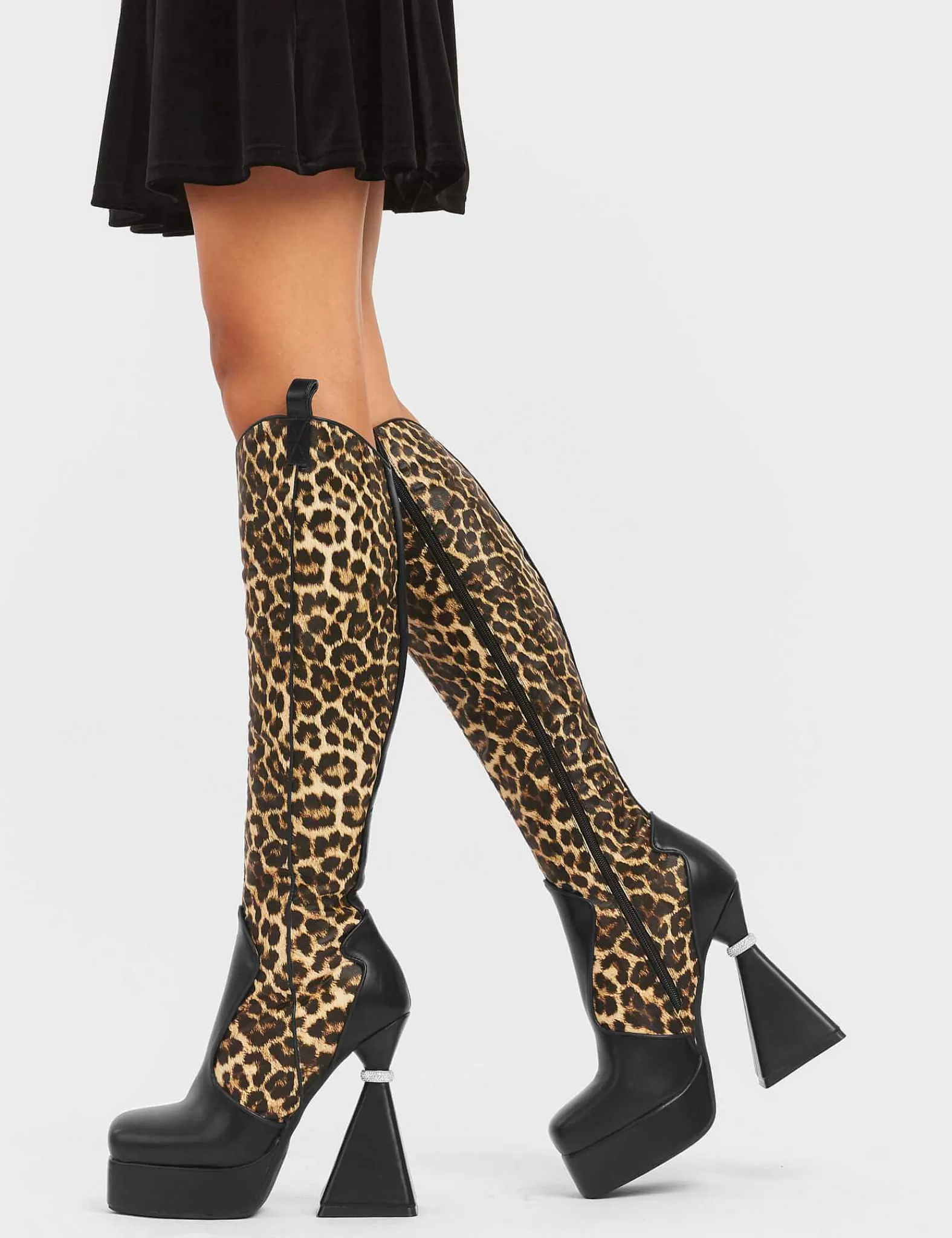 Lamoda Knee High>Curious Platform Knee High Boots