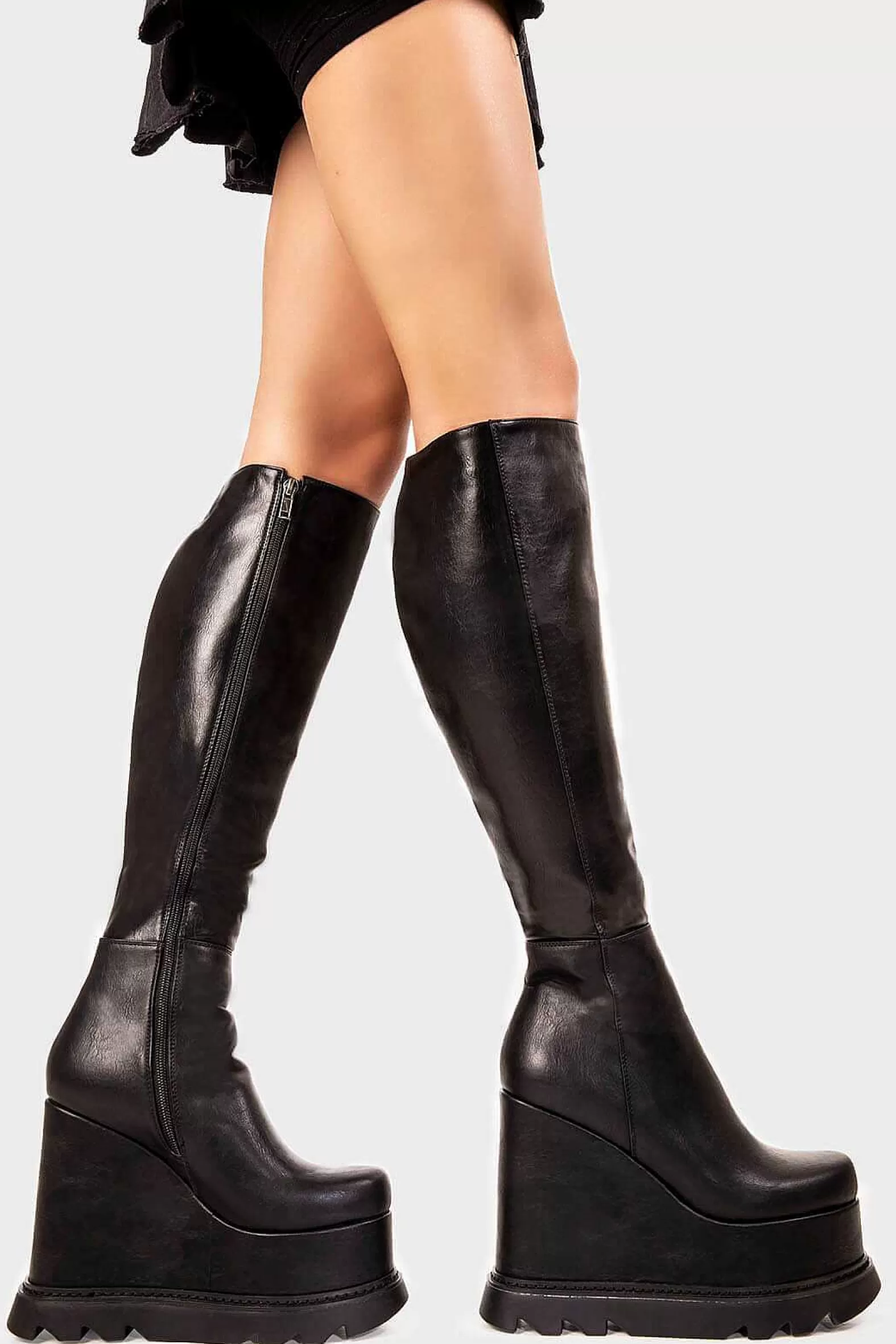 Lamoda Chunky>Deep Seas Chunky Platform Knee High Boots