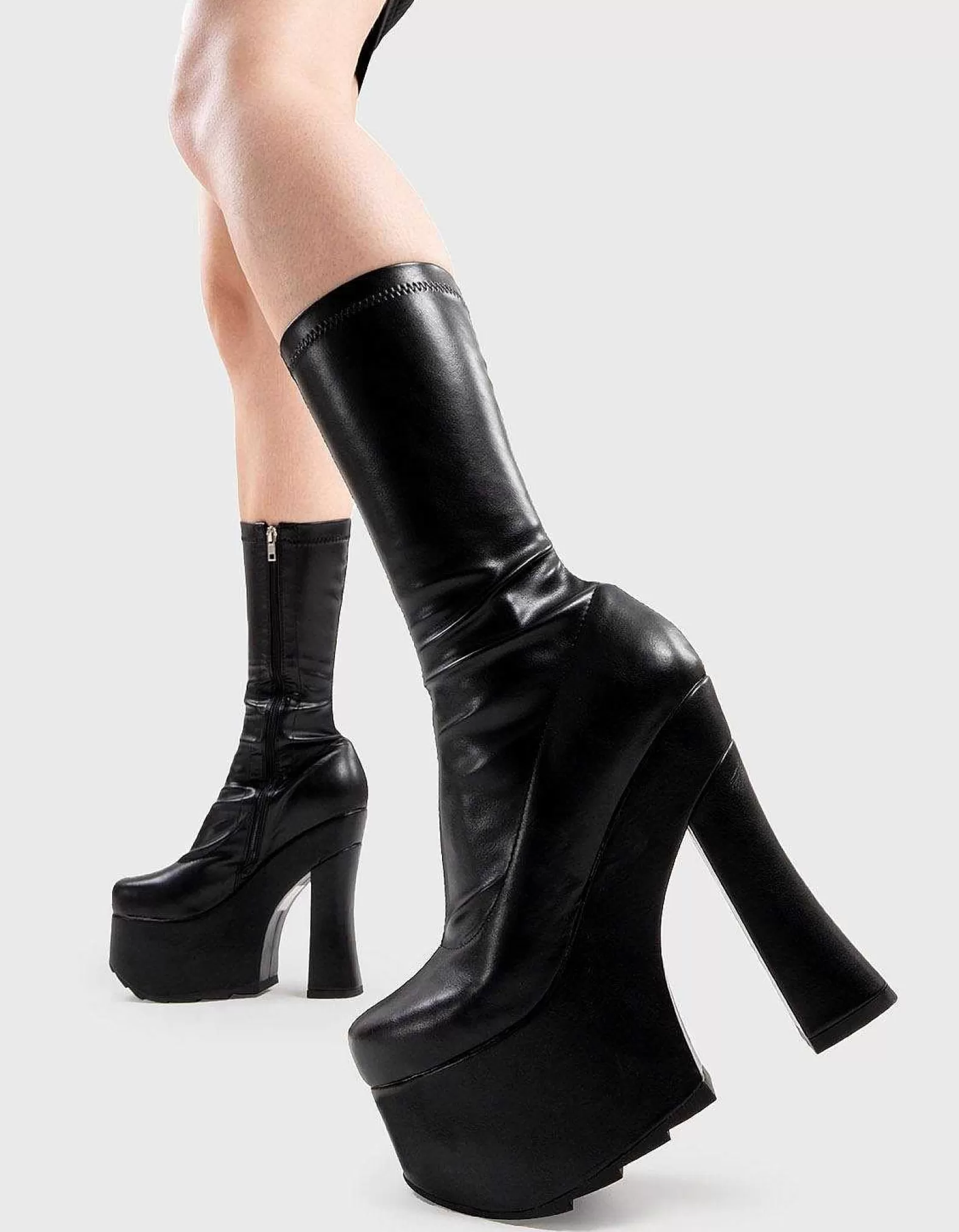 Lamoda Calf>Do For Love Platform Calf Boots