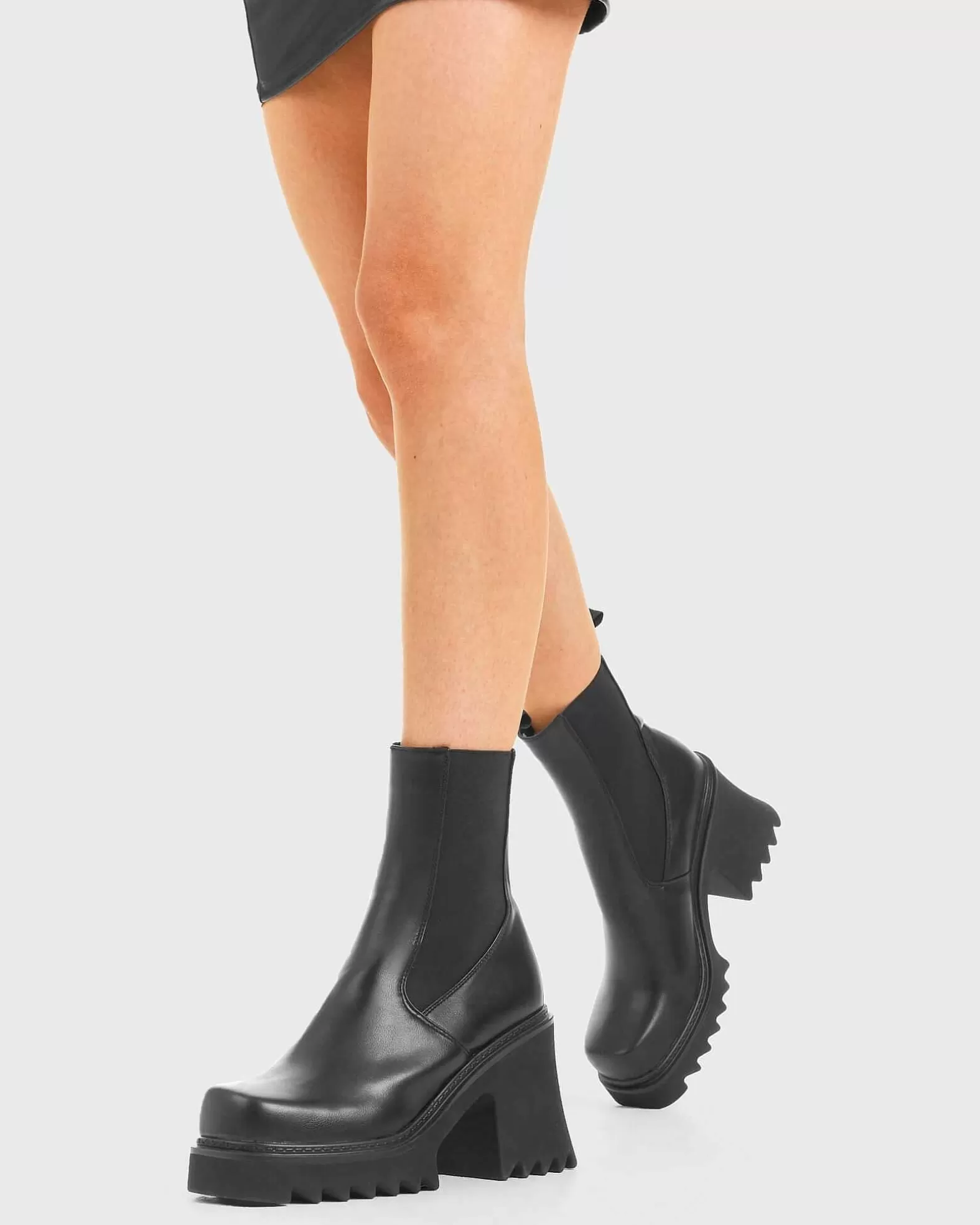 Lamoda Ankle>Elevate Chunky Platform Ankle Boots Black