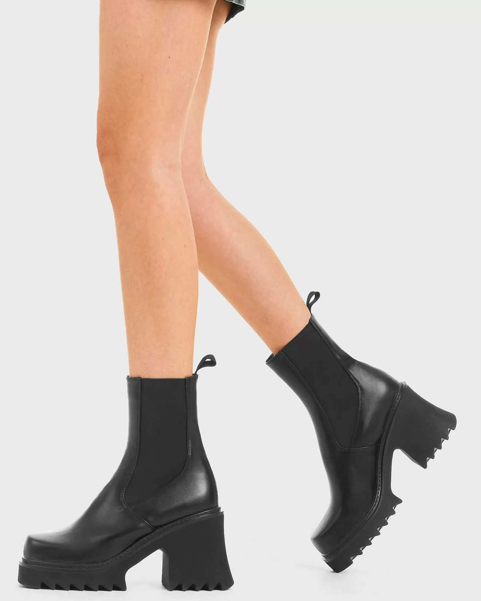 Lamoda Ankle>Elevate Chunky Platform Ankle Boots Black