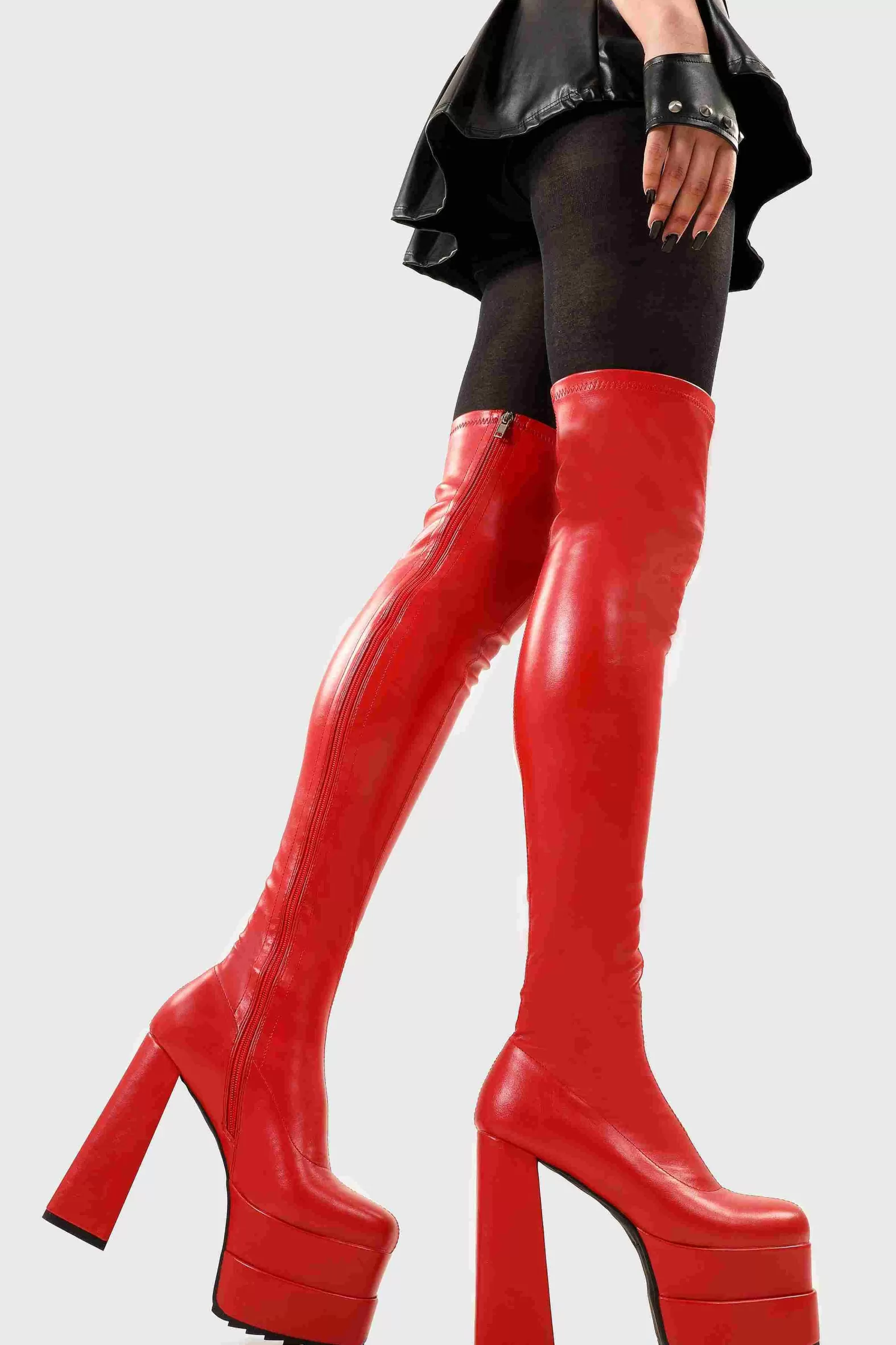 Lamoda Platform>Fantasies Platform Thigh High Boots