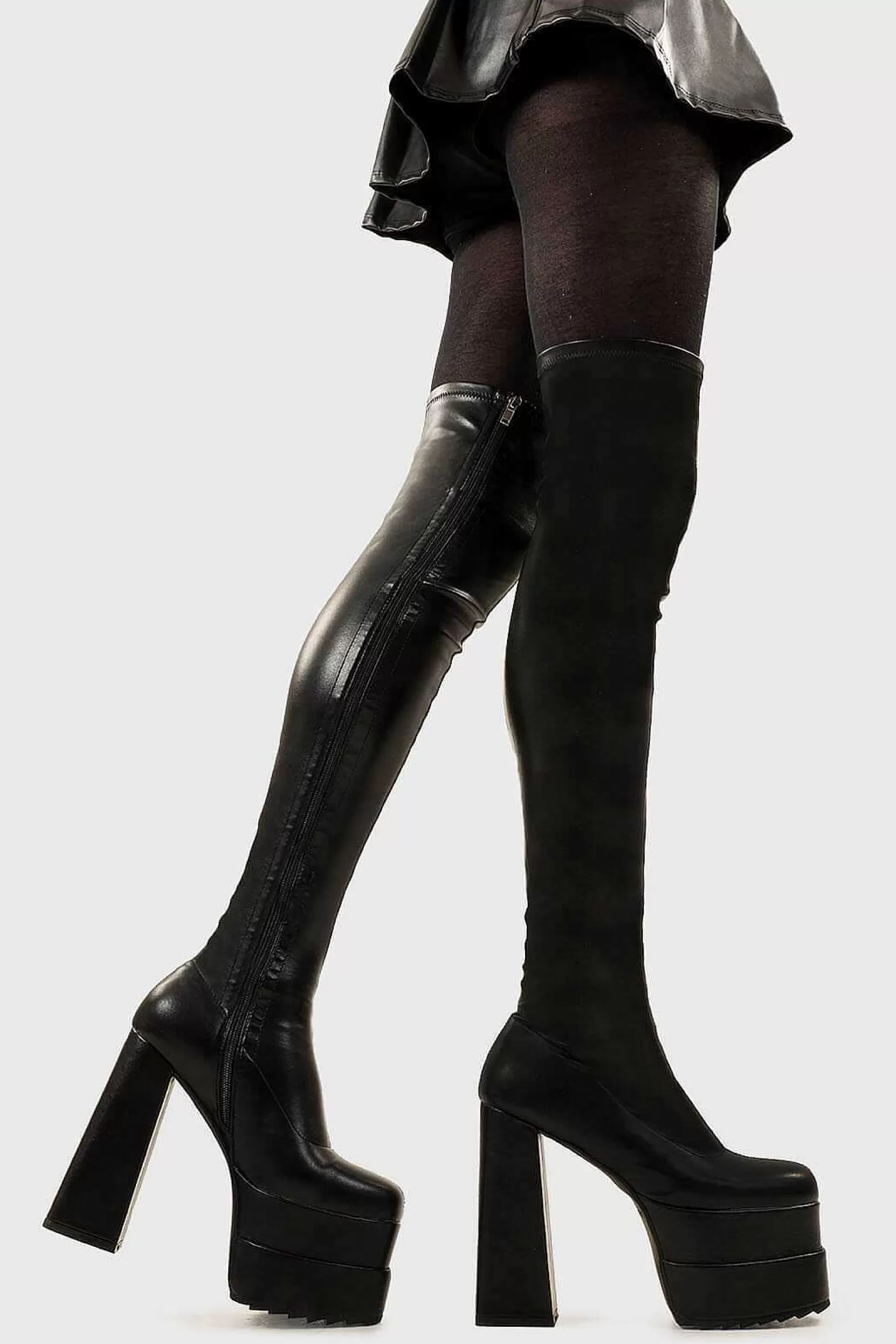 Lamoda Platform>Fantasies Platform Thigh High Boots