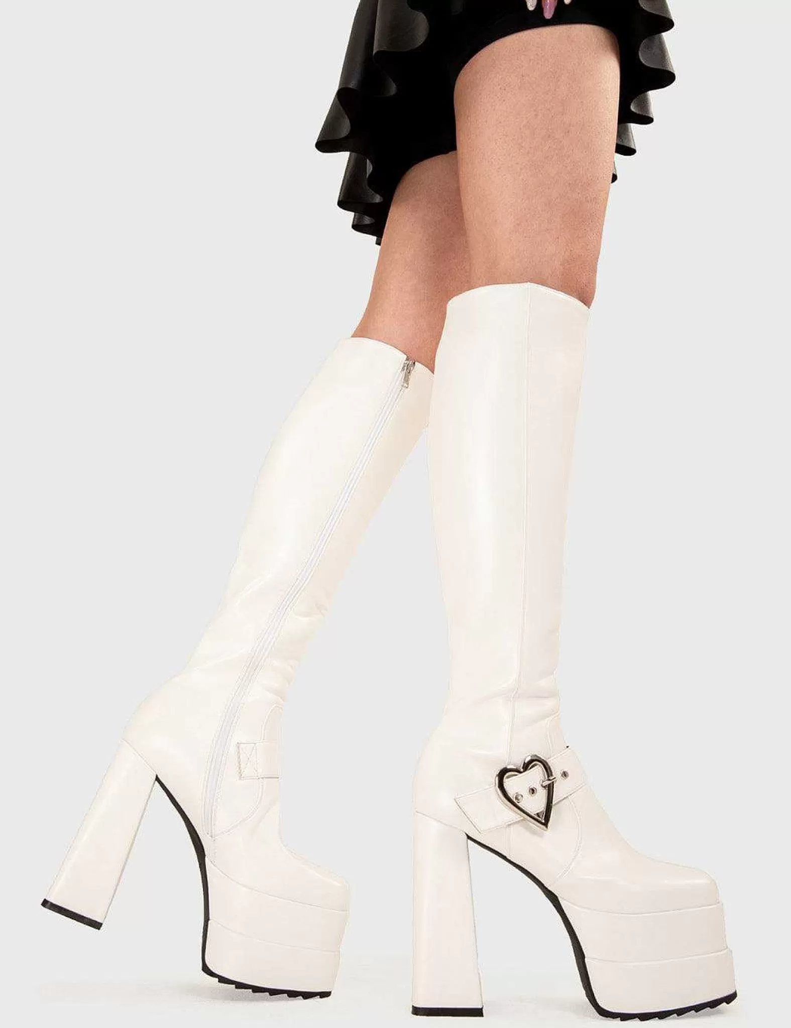 Lamoda Knee High>Fixed Up Platform Knee High Boots