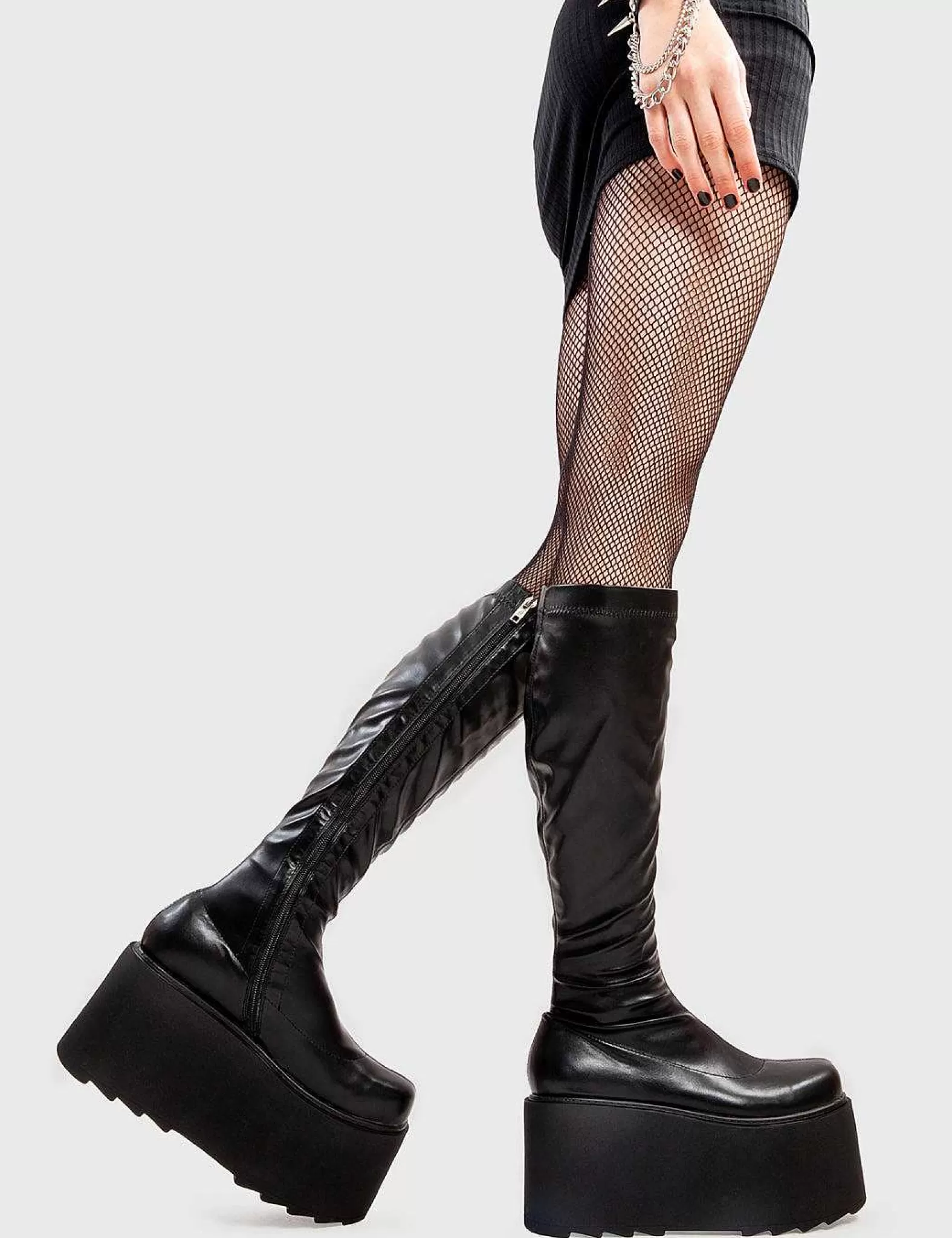 Lamoda Knee High>Fyi Chunky Platform Knee High Boots