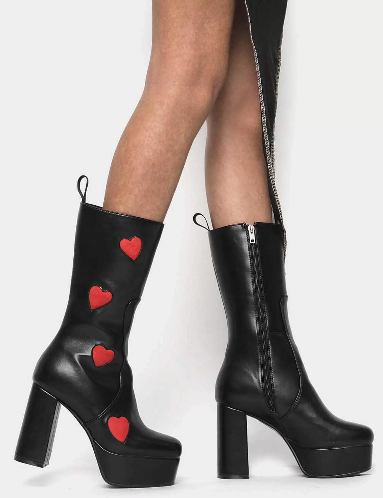 Lamoda Calf>Game Of Love Platform Calf Boots