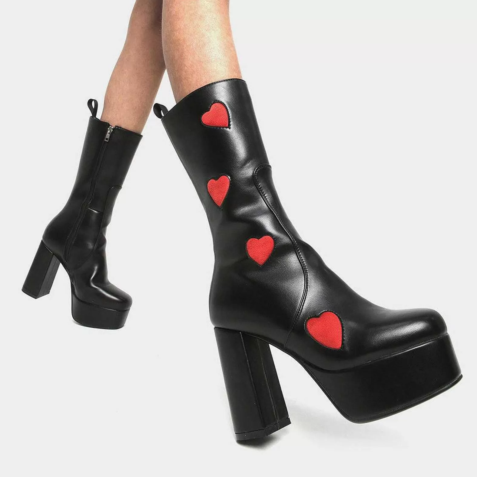 Lamoda Calf>Game Of Love Platform Calf Boots