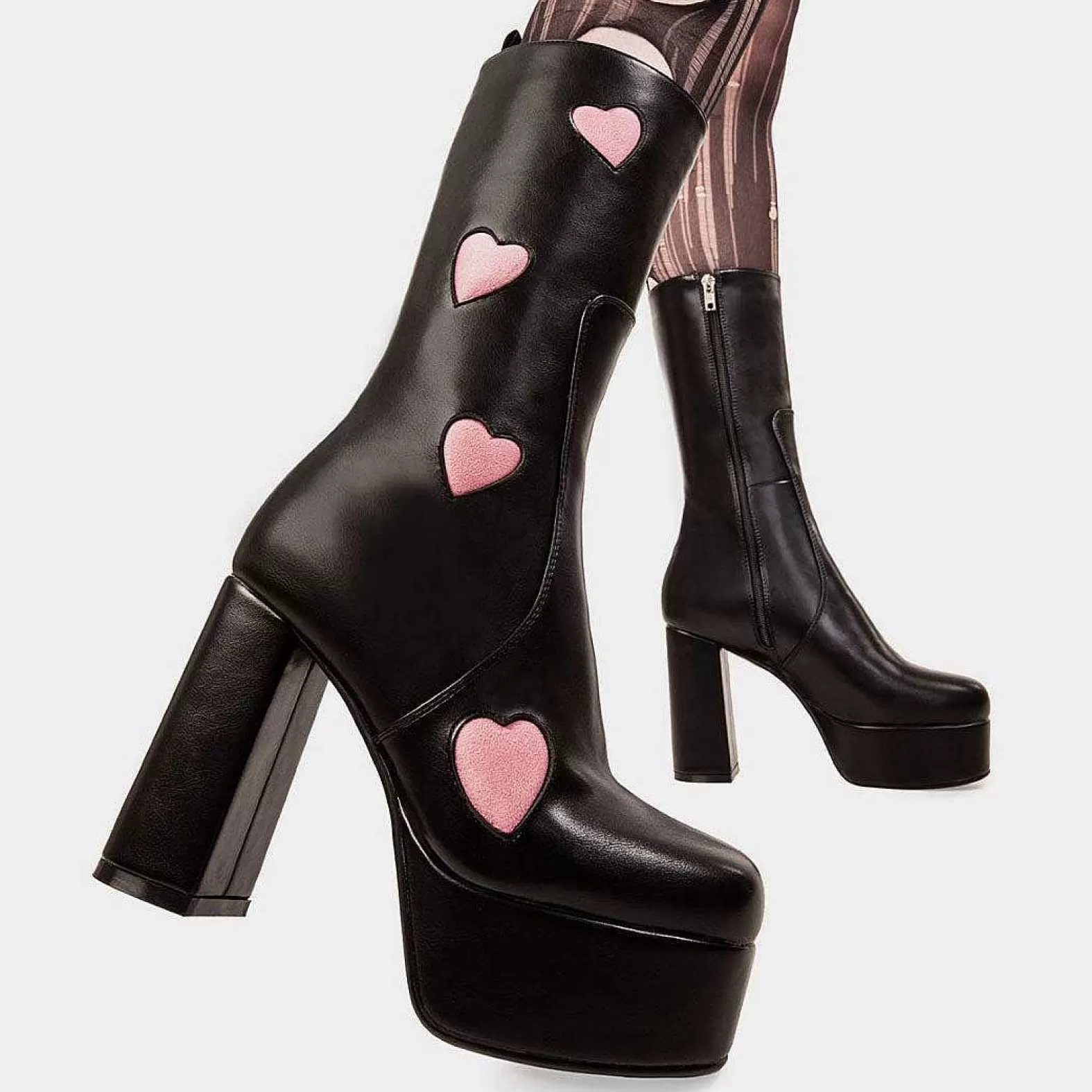 Lamoda Calf>Game Of Love Platform Calf Boots