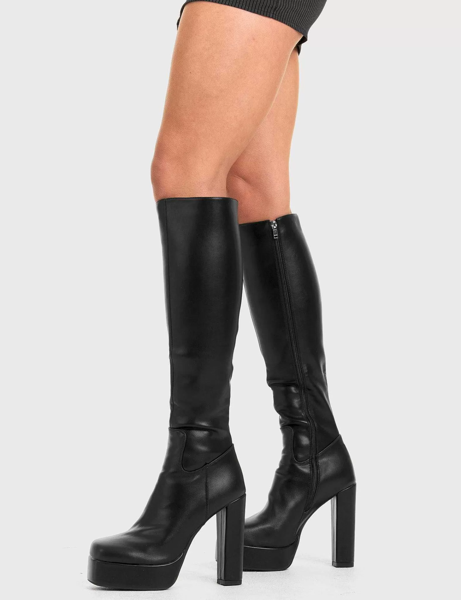 Lamoda Knee High>Game Player Platform Knee High Boots