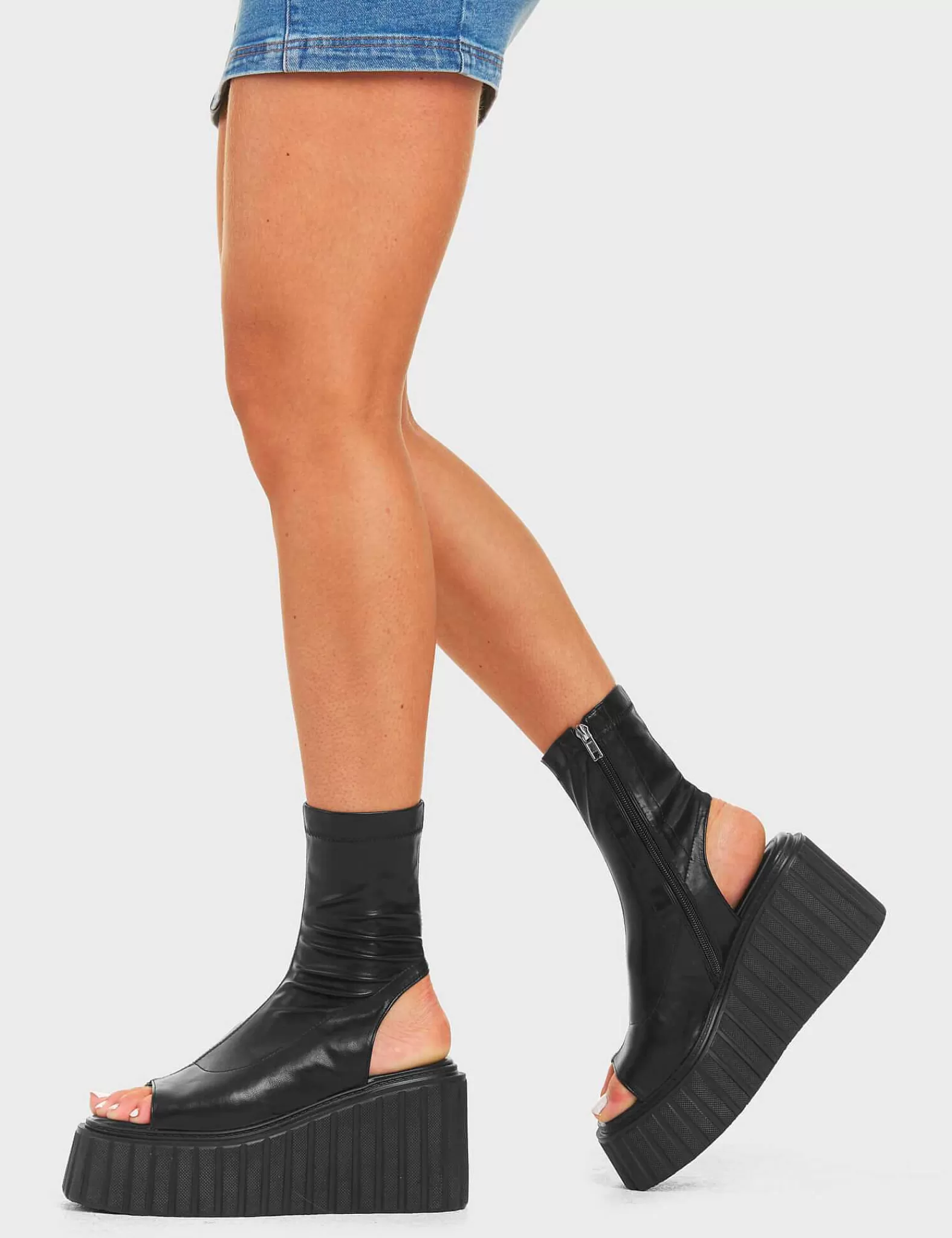 Lamoda Ankle>Games Of Luck Chunky Platform Creeper Ankle Boots