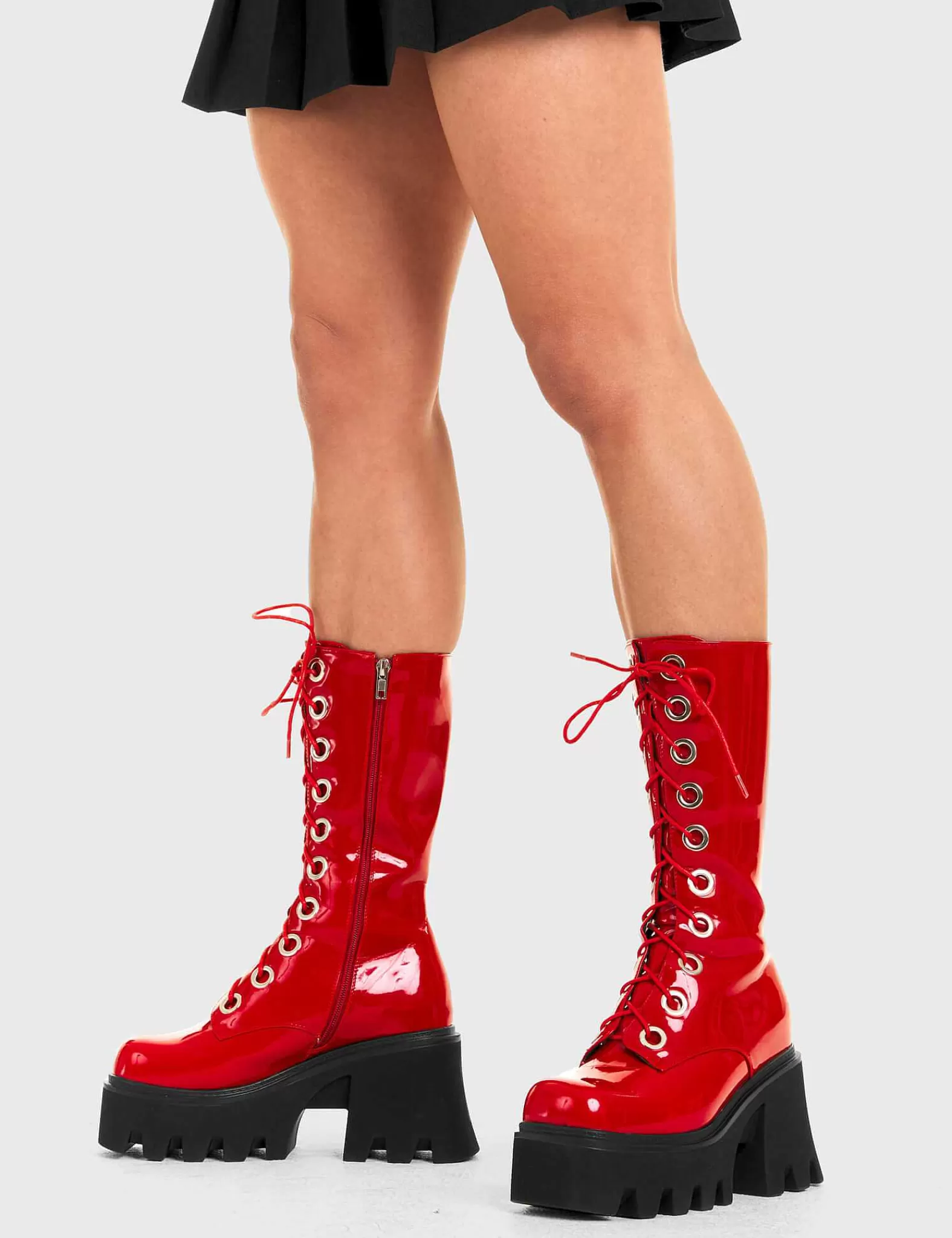 Lamoda Calf>Get Paid Chunky Platform Calf Boots