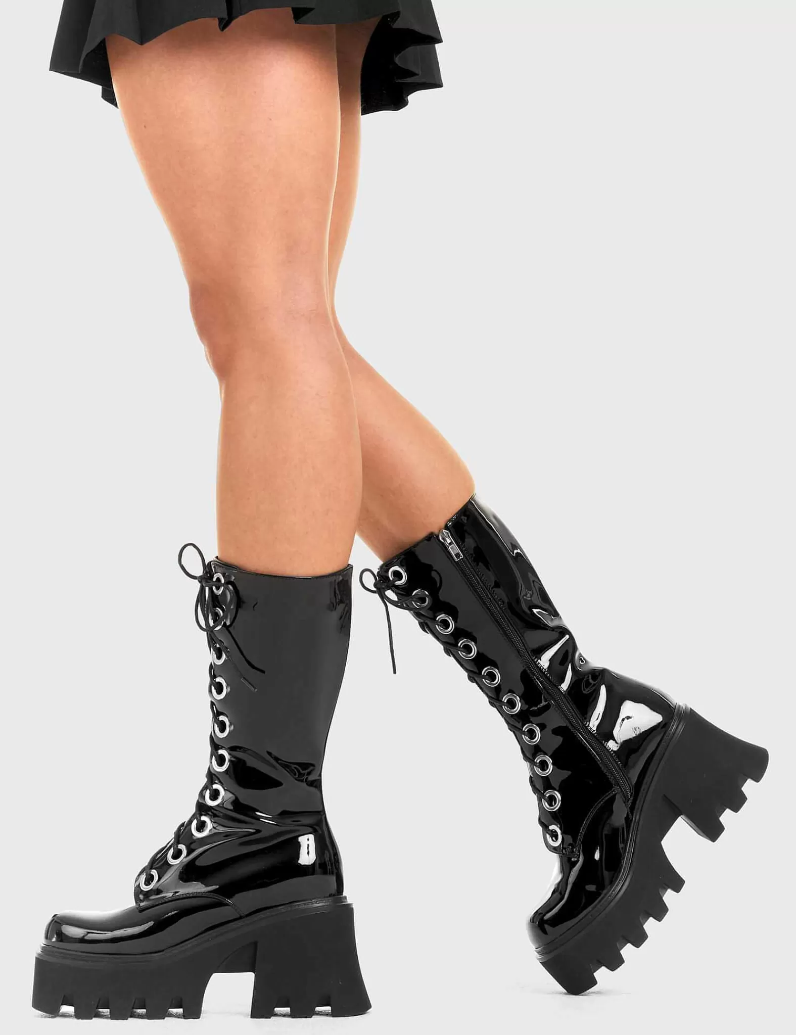 Lamoda Calf>Get Paid Chunky Platform Calf Boots