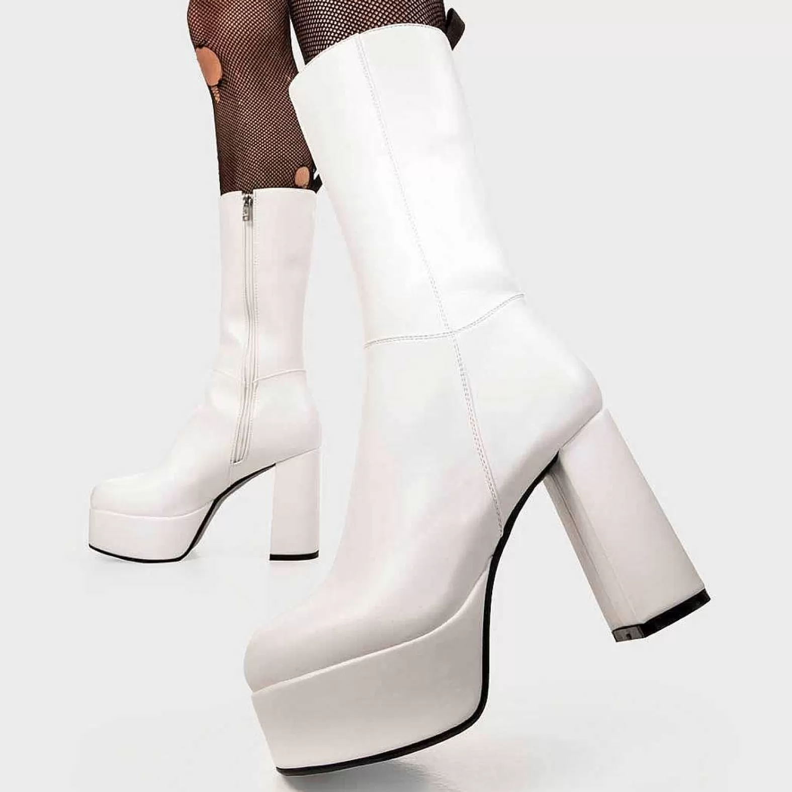 Lamoda Calf>Going Under Platform Calf Boots