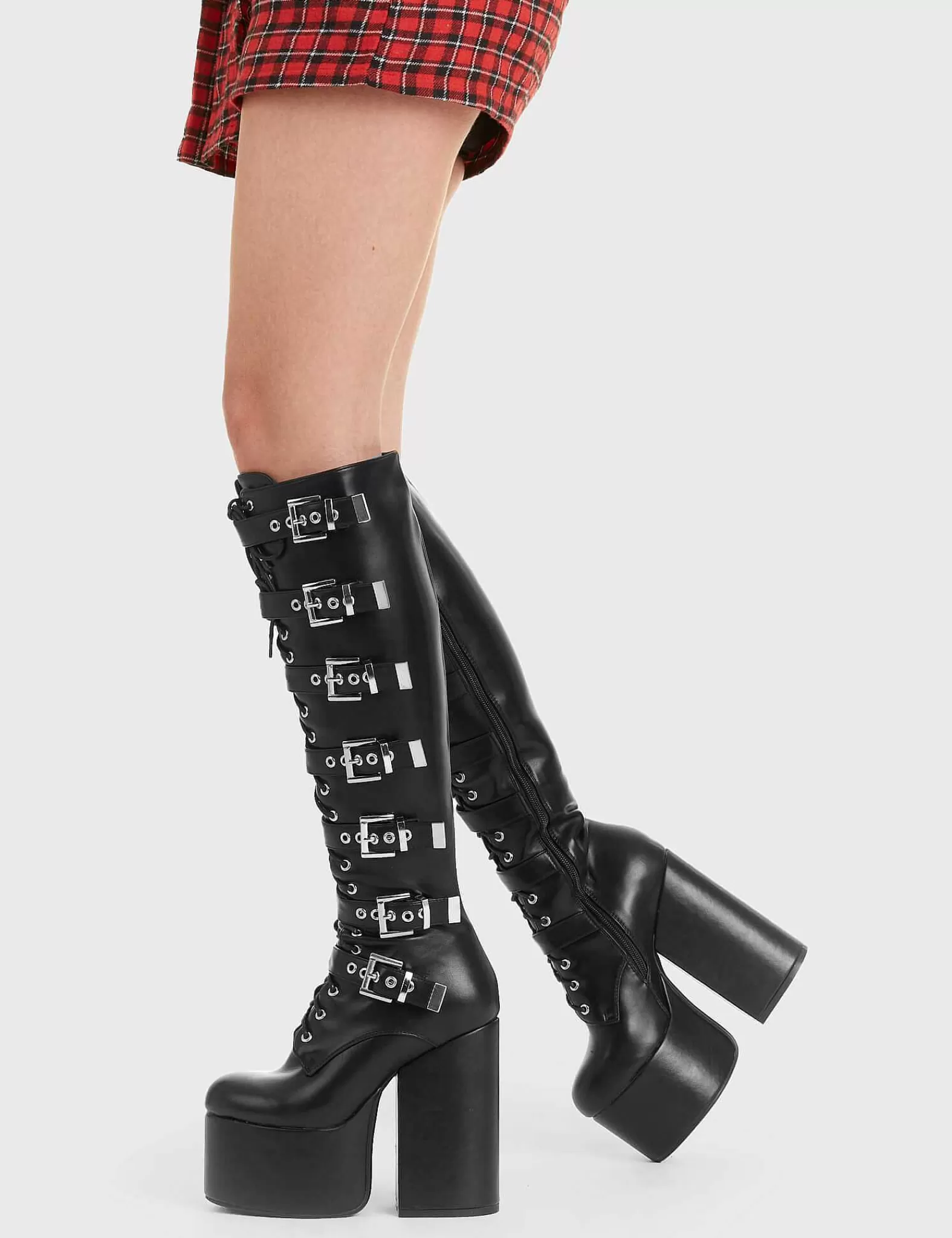 Lamoda Knee High>Gravity Platform Knee High Boots