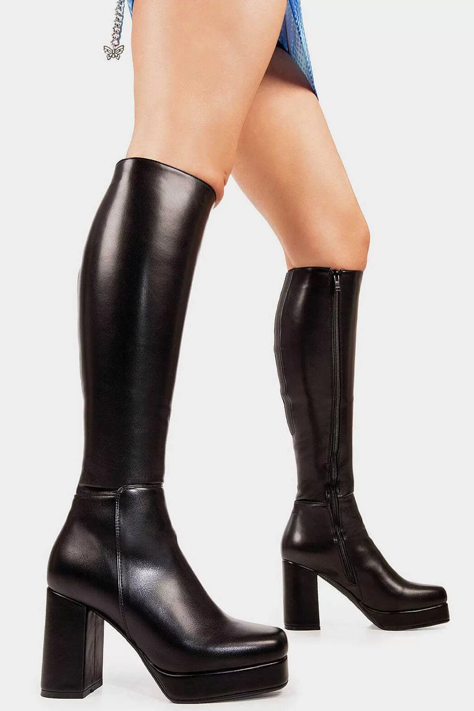 Lamoda Knee High>Humble Platform Knee High Boots