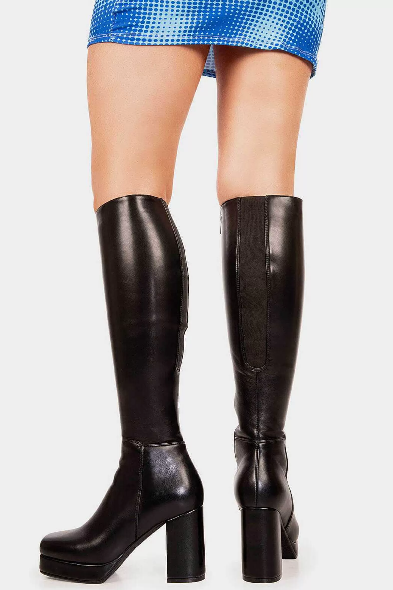 Lamoda Knee High>Humble Platform Knee High Boots