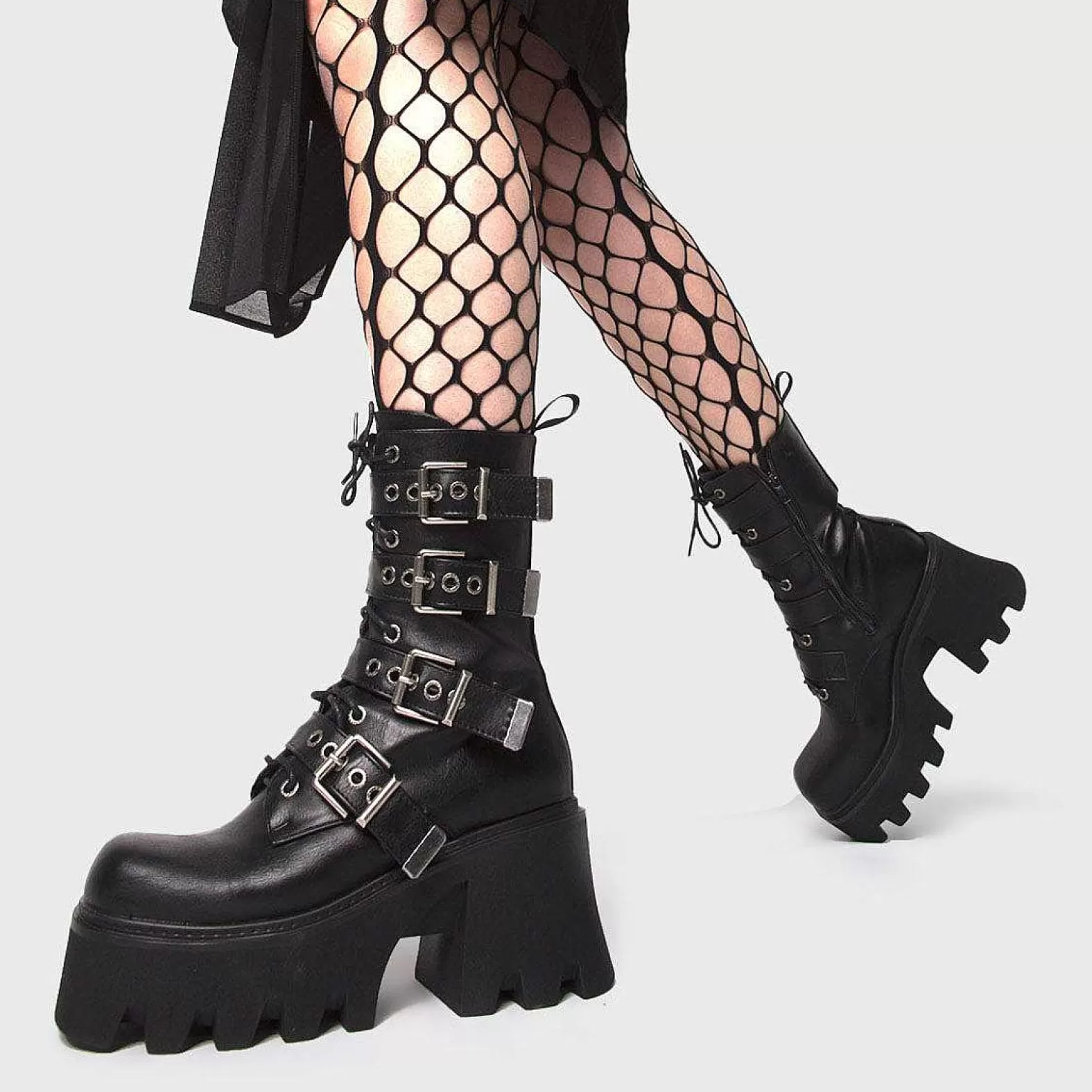 Lamoda Platform>Hysteria Chunky Platform Ankle Boots