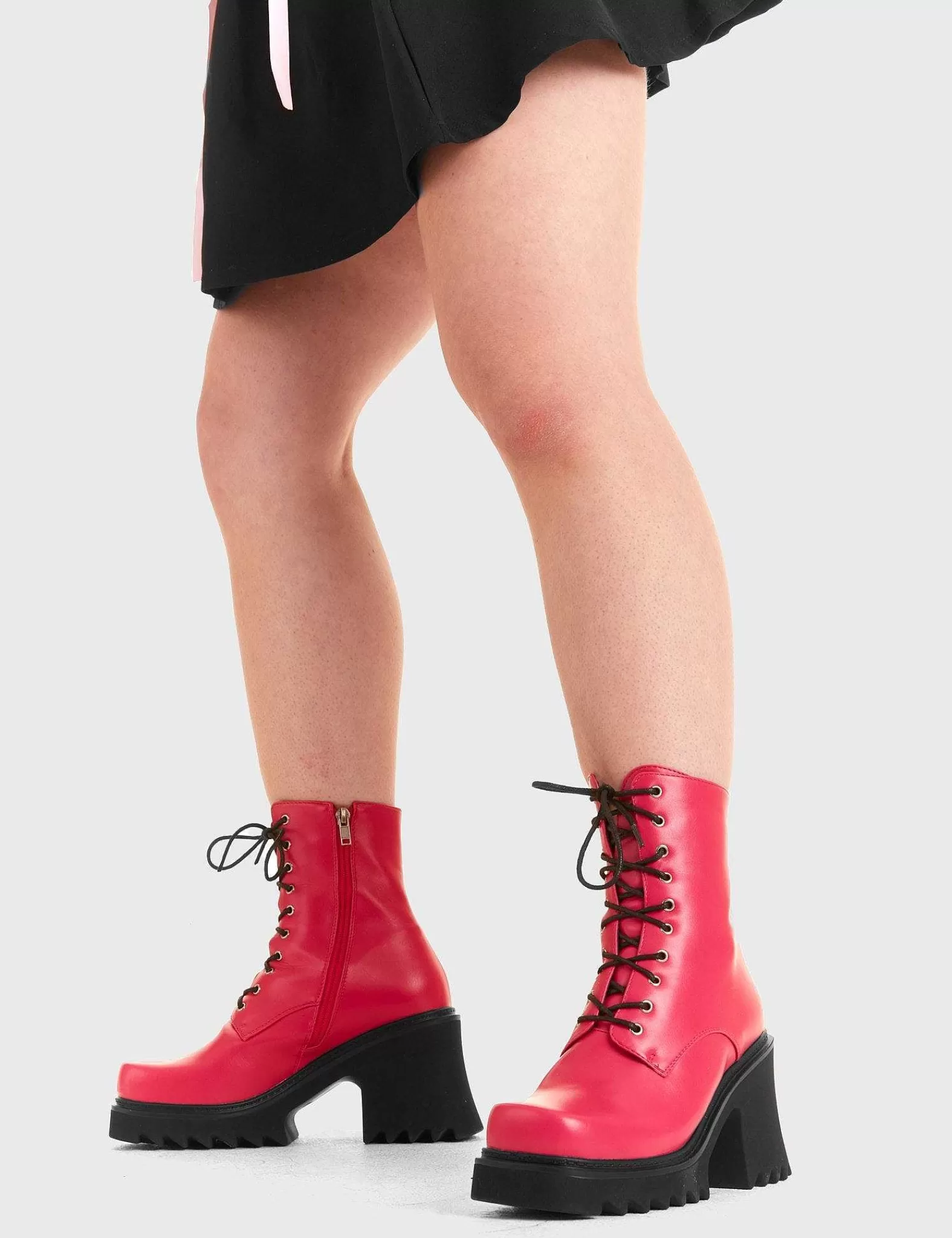 Lamoda Ankle>In Opposition Chunky Platform Ankle Boots