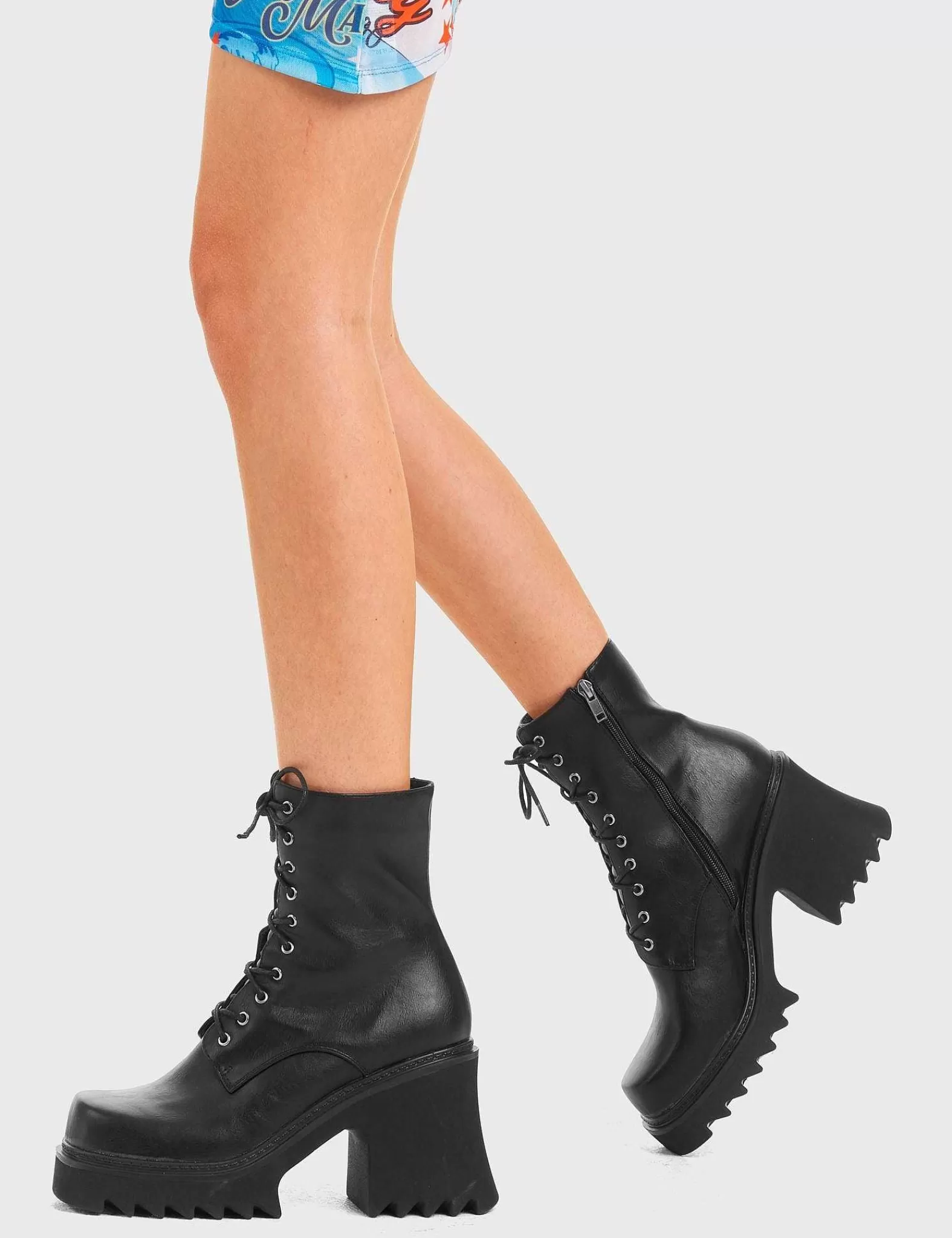 Lamoda Chunky>In Opposition Chunky Platform Ankle Boots