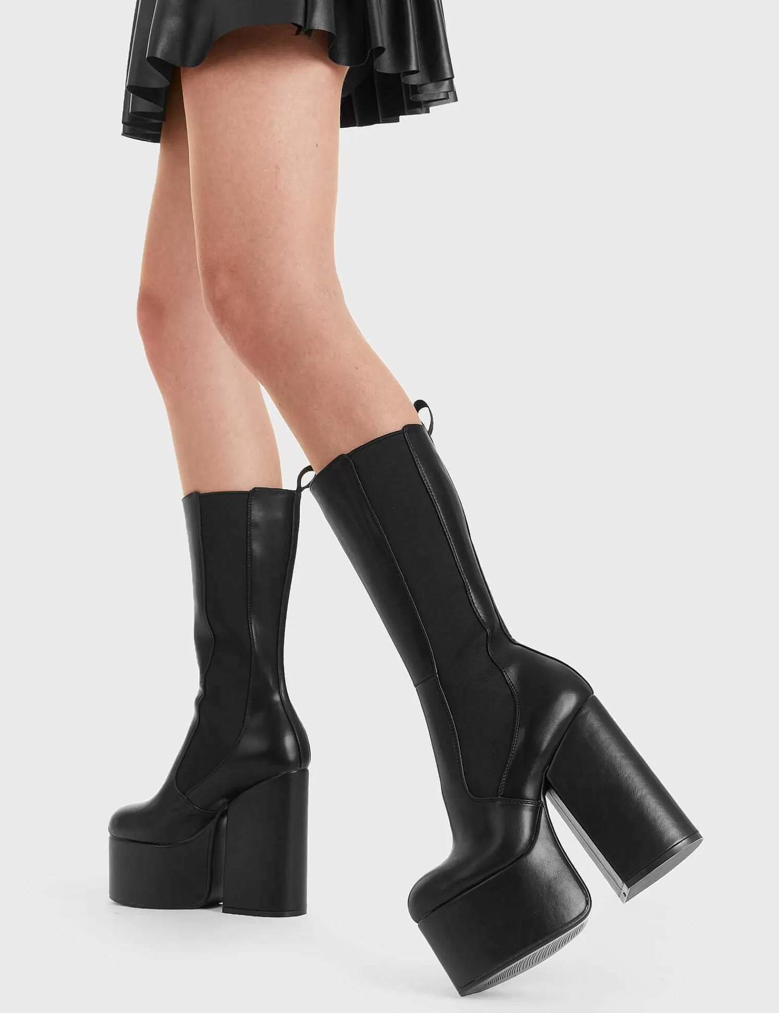 Lamoda Calf>Intrusion Platform Calf Boots