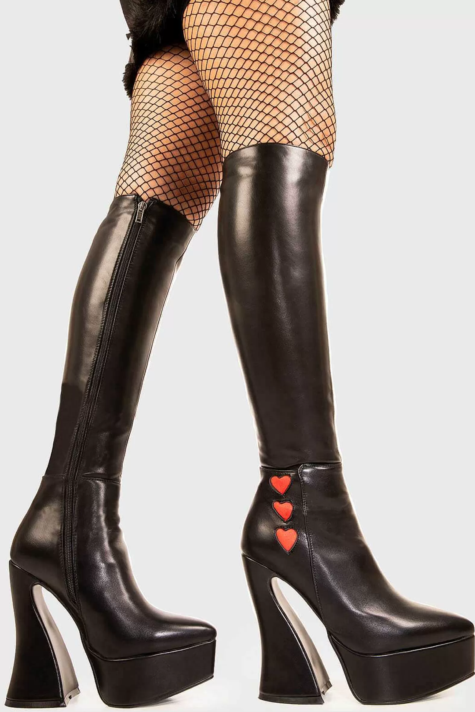 Lamoda Knee High>Love Potion Wide Calf Platform Knee High Boots