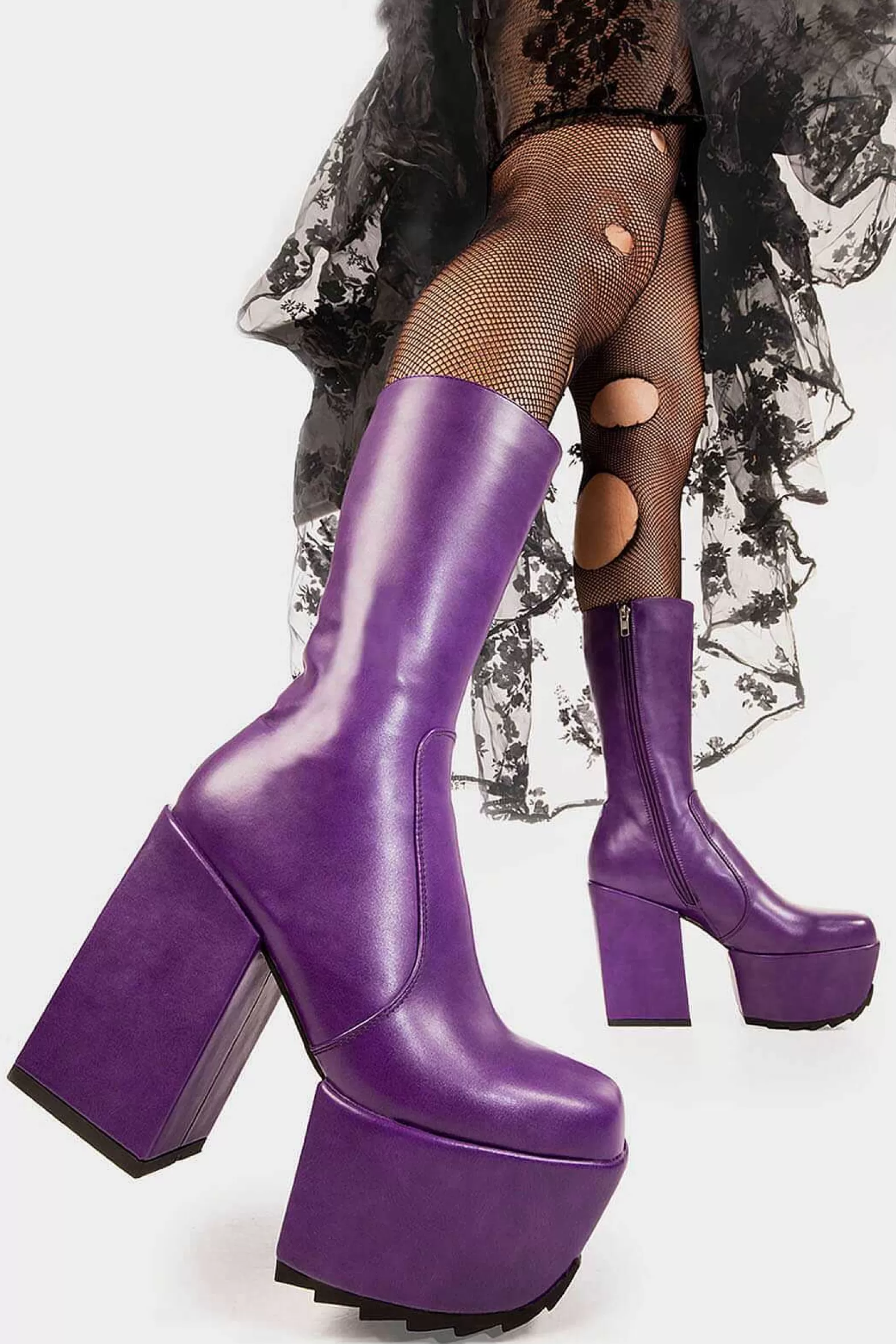 Lamoda Calf>Magnolia Chunky Platform Boots