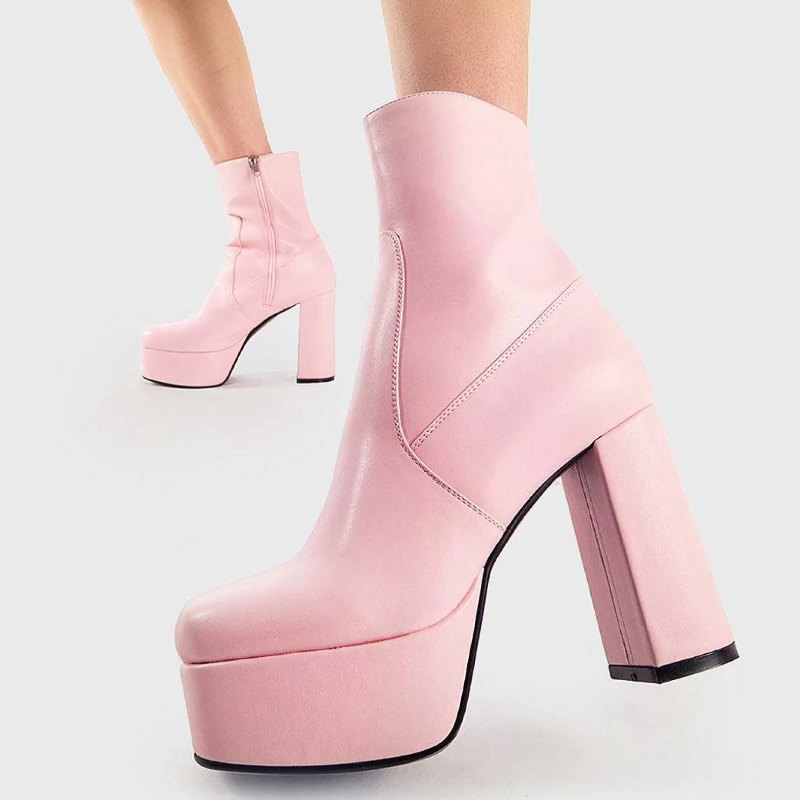 Lamoda Ankle>Making Moves Platform Ankle Boots