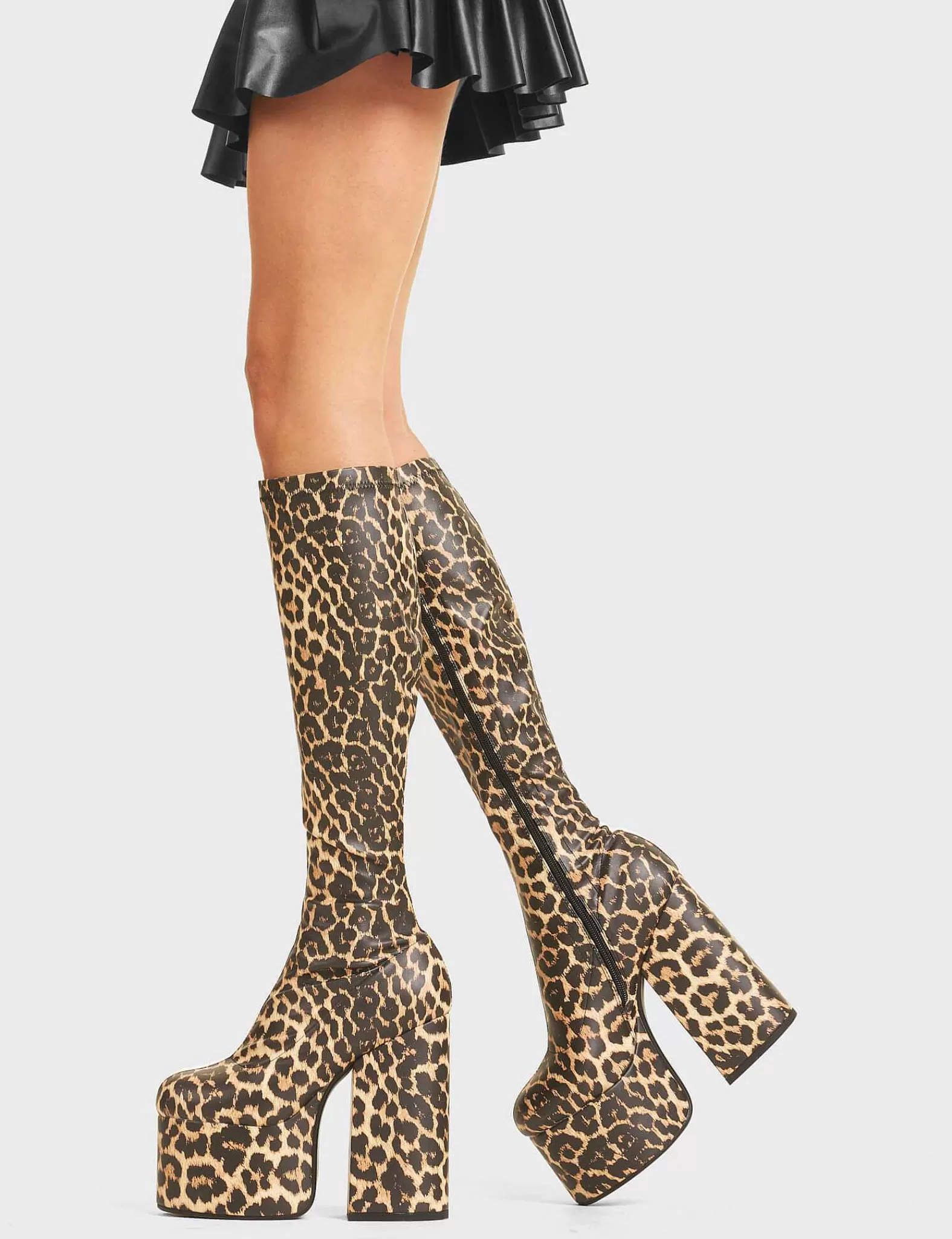 Lamoda Knee High>Messenger Platform Knee High Boots