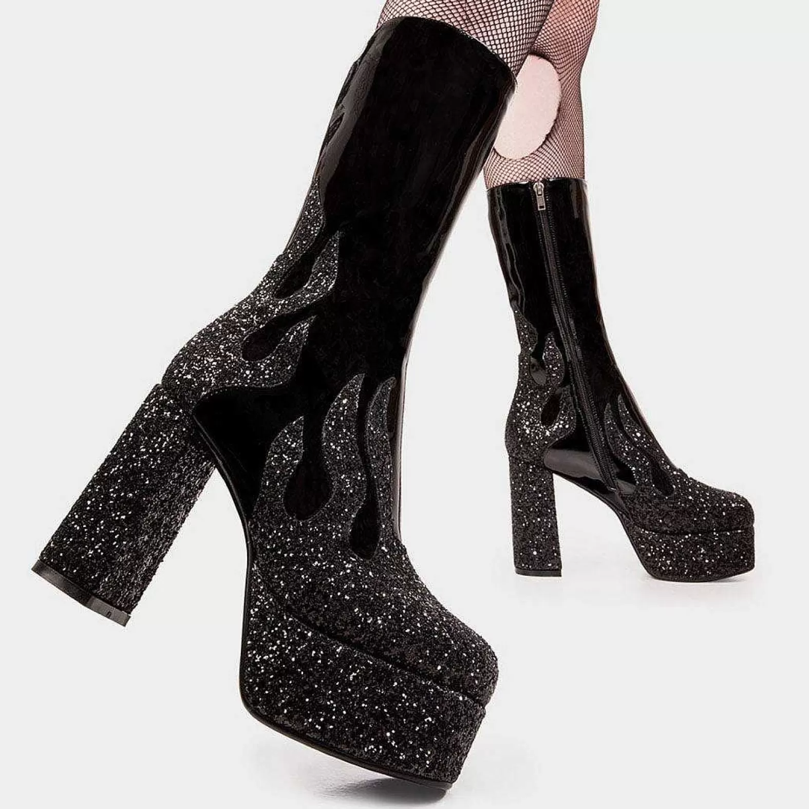 Lamoda Calf>Miami Platform Calf Boots