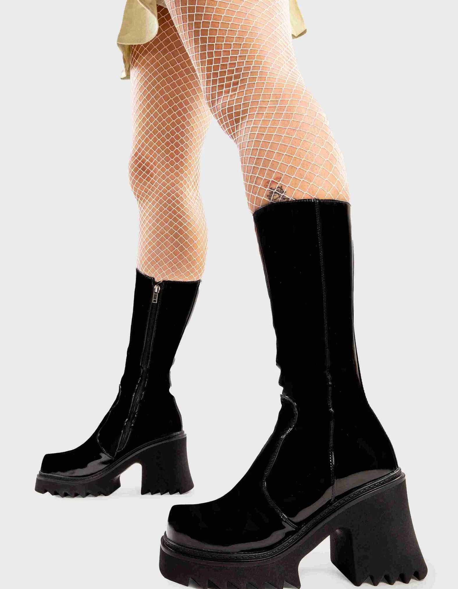 Lamoda Calf>Mind Pool Chunky Platform Calf Boots