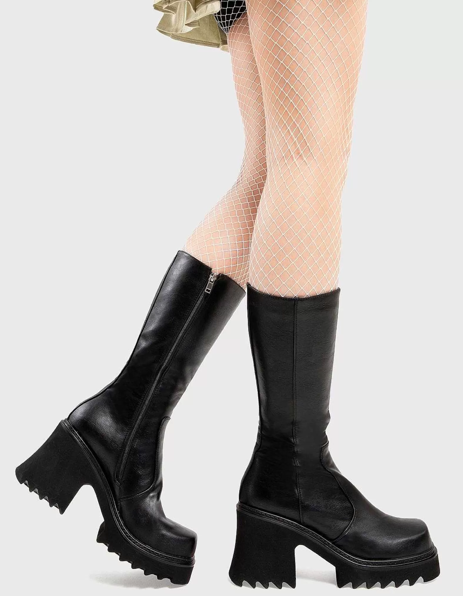 Lamoda Calf>Mind Pool Chunky Platform Calf Boots