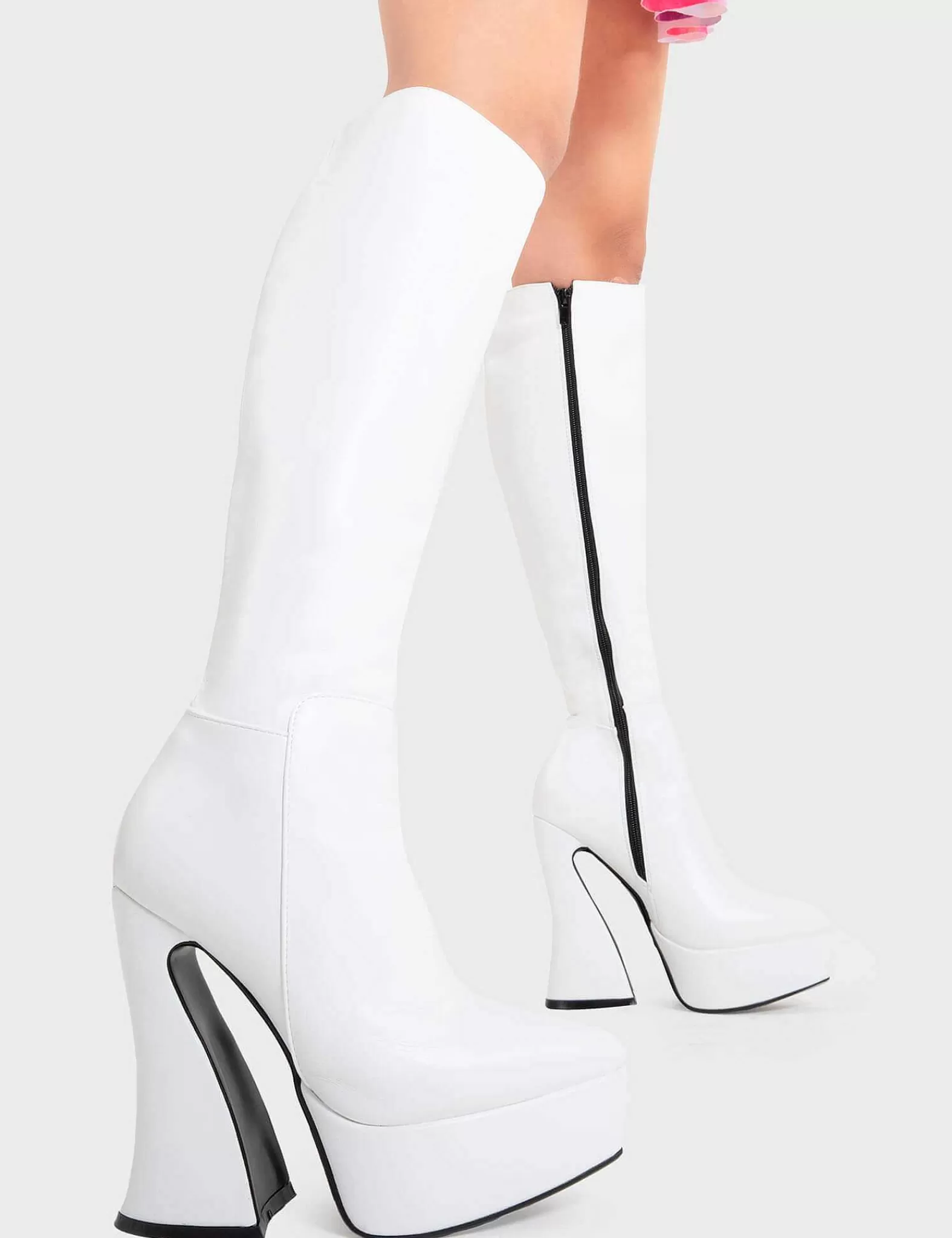 Lamoda Knee High>Money Moves Platform Knee High Boots