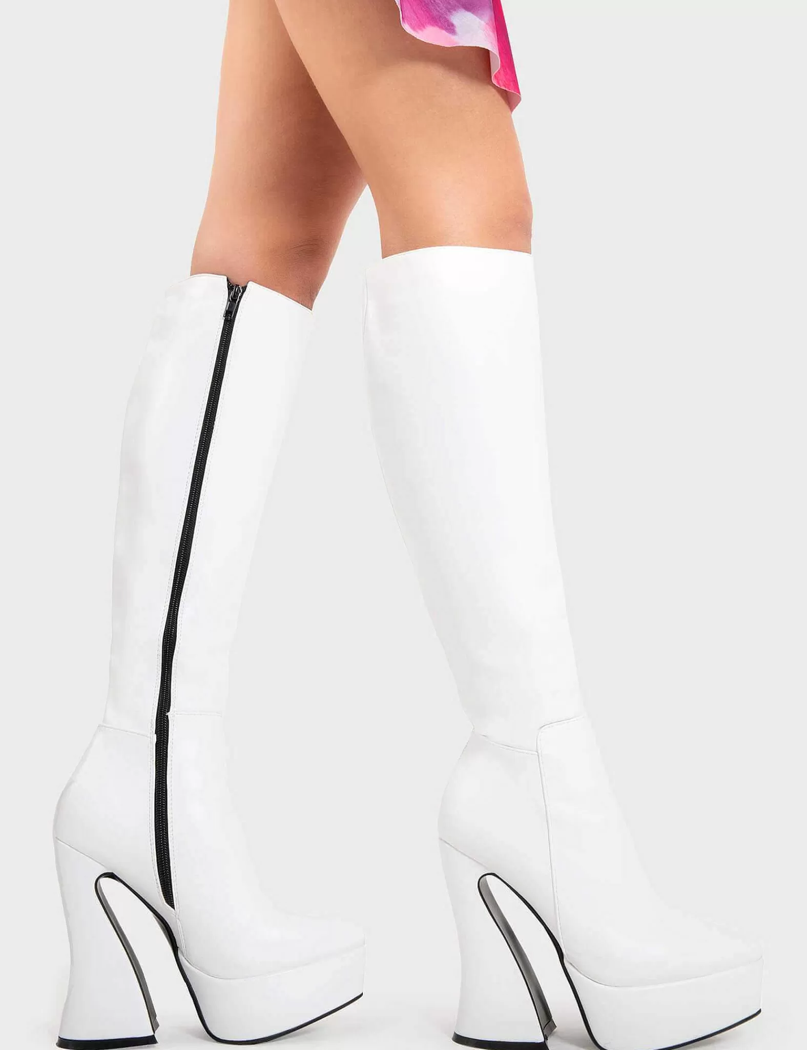 Lamoda Knee High>Money Moves Platform Knee High Boots