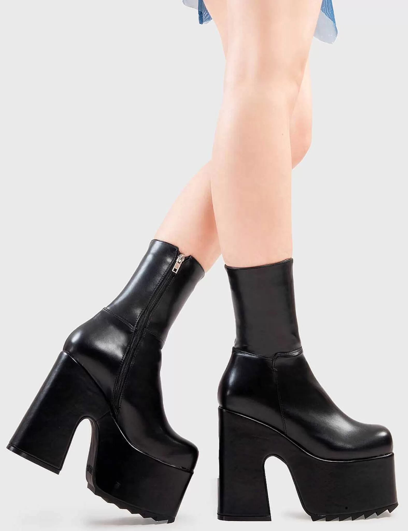 Lamoda Ankle>Night Train Chunky Platform Ankle Boots