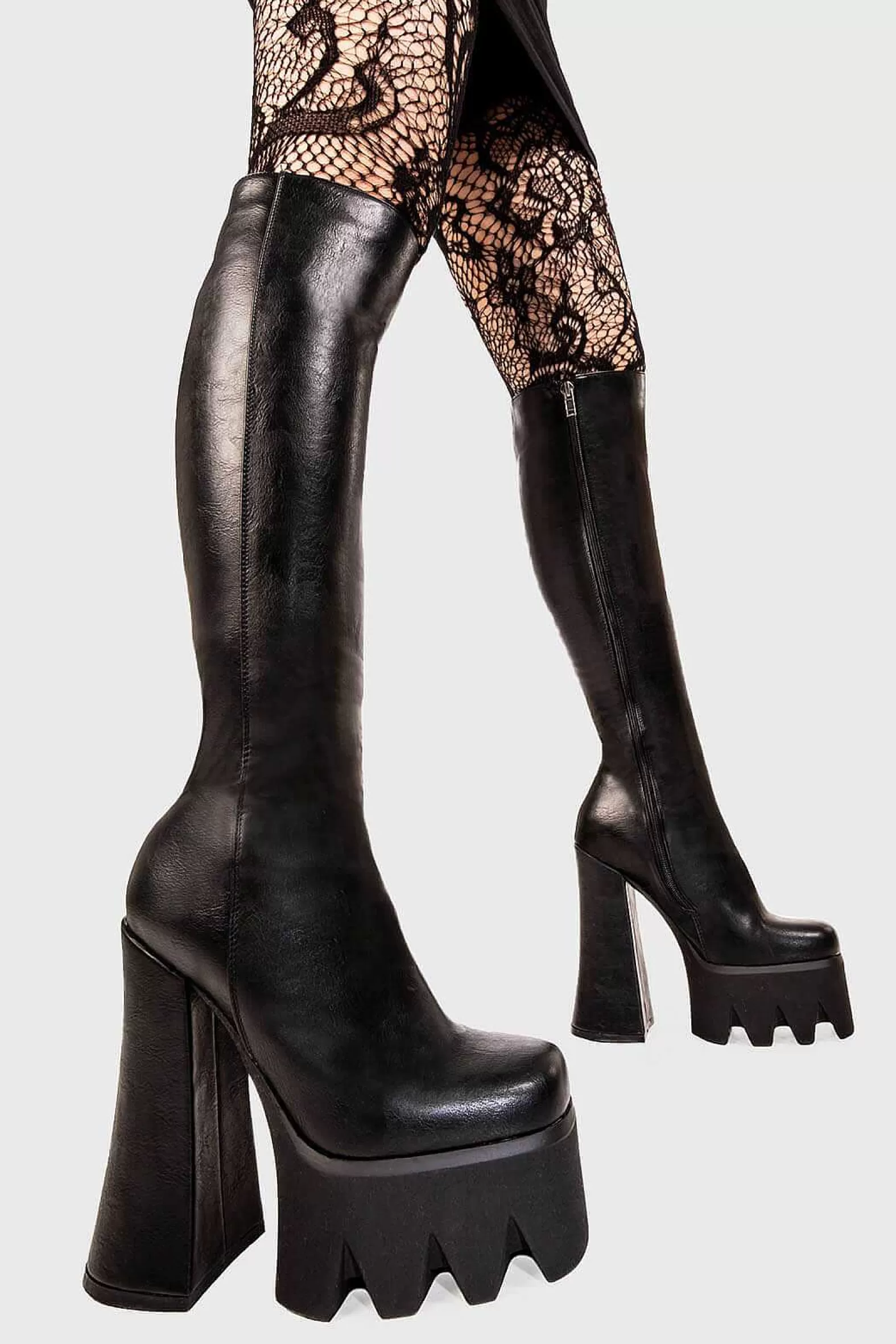 Lamoda Knee High>No Games Platform Knee High Boots