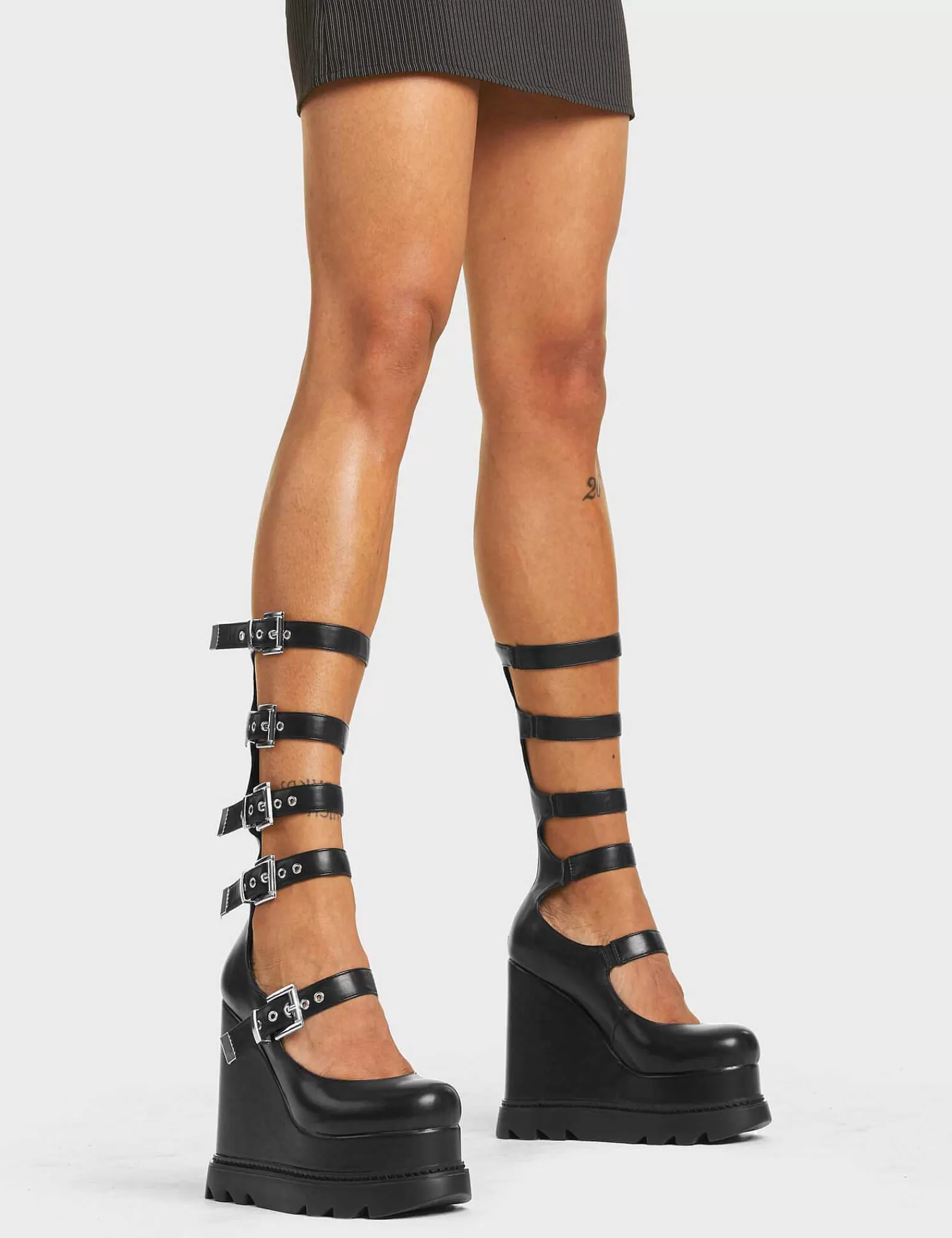 Lamoda Calf>No Good Chunky Platform Calf Boots