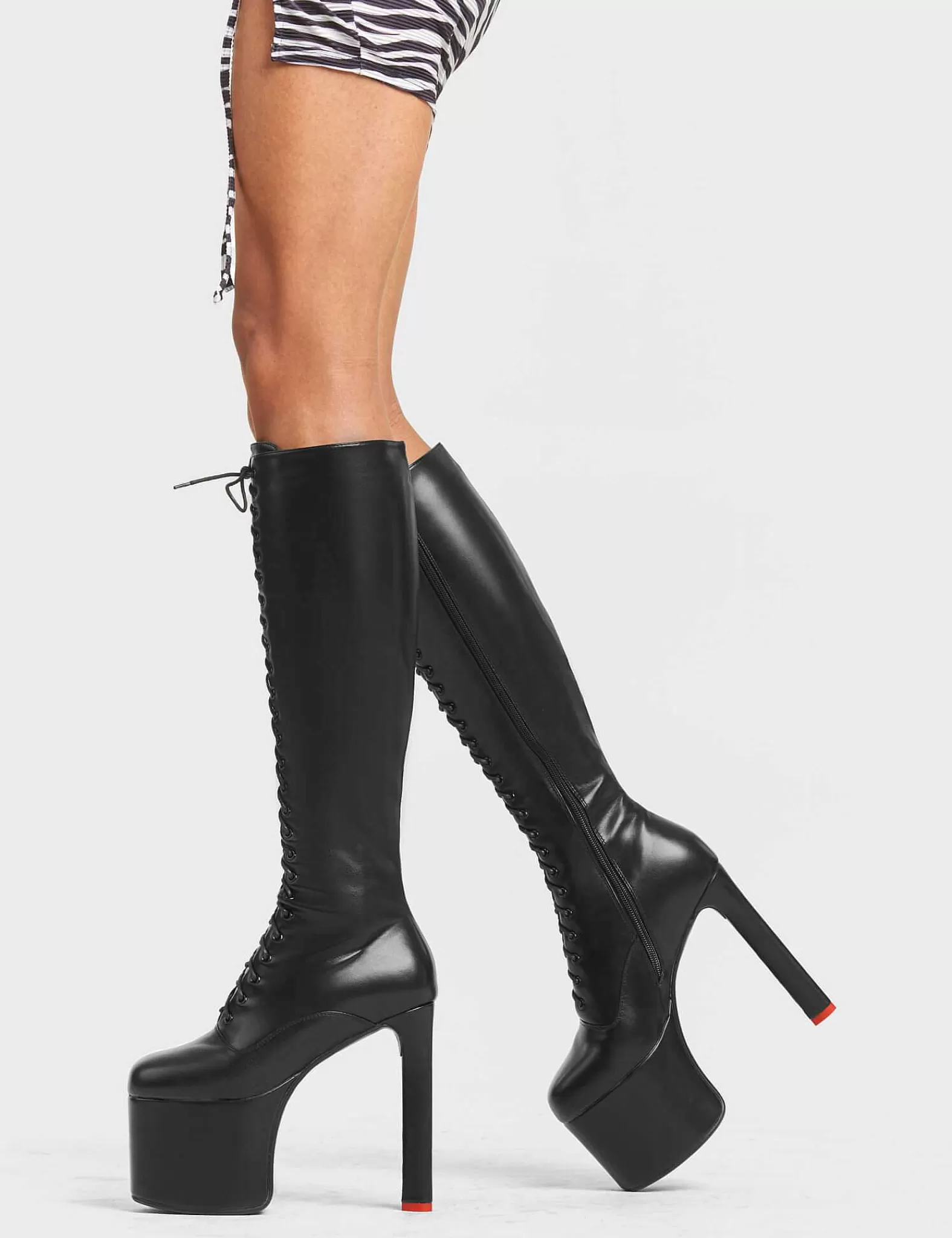 Lamoda Knee High>Nowhere To Run Platform Knee High Boot