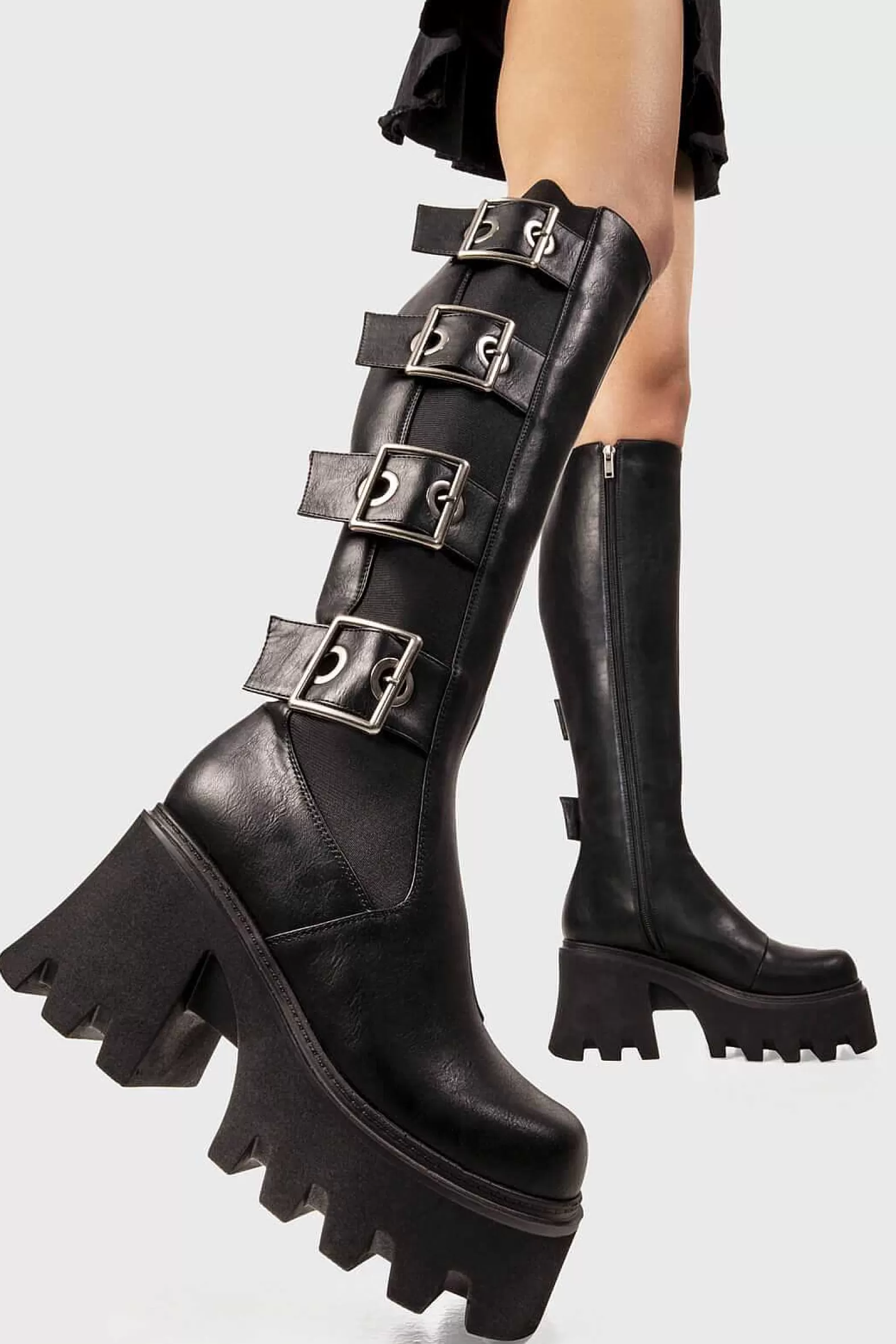 Lamoda Chunky>Orion'S Belt Chunky Platform Knee High Boots