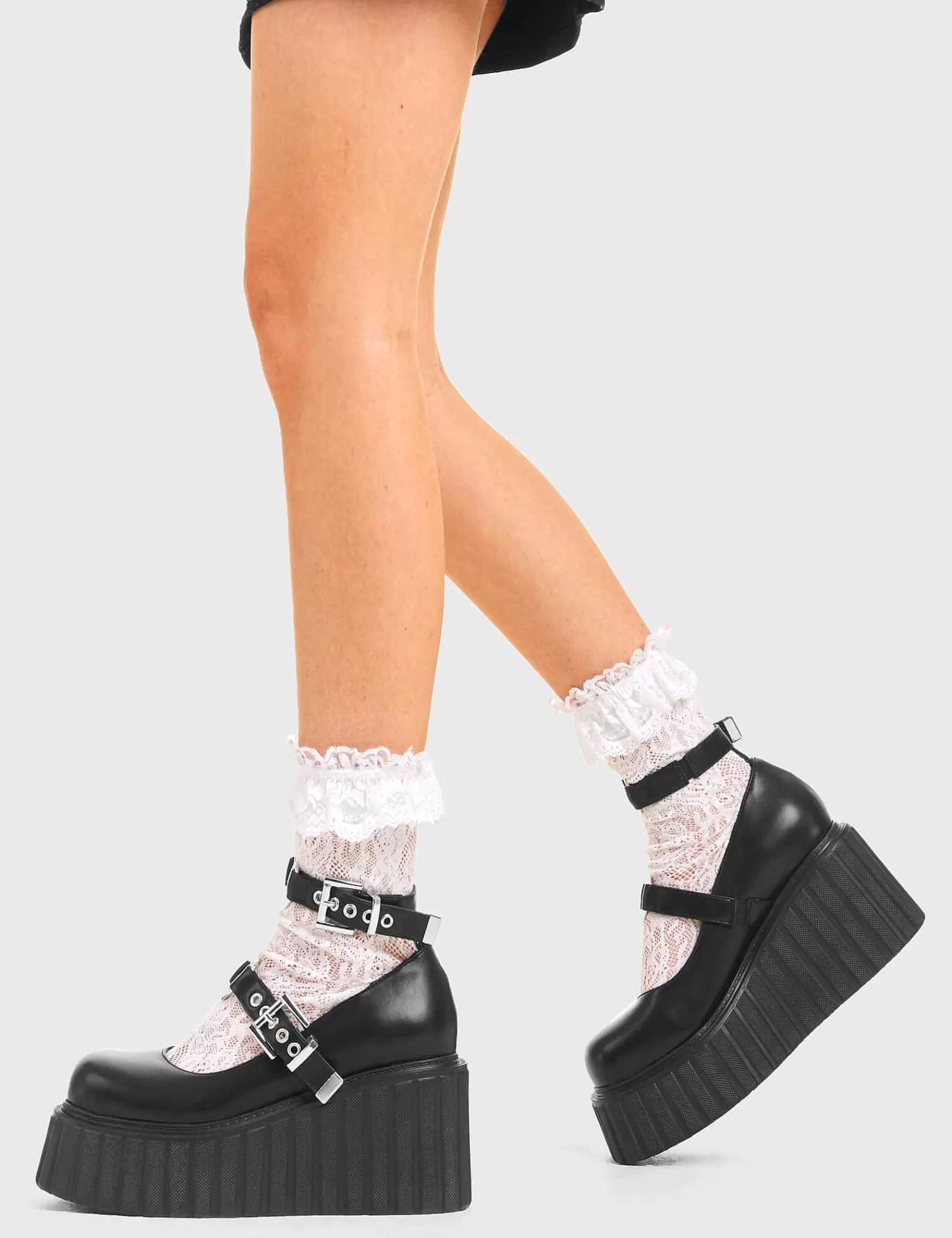 Lamoda Chunky>Persuasive Chunky Platform Creeper Shoes