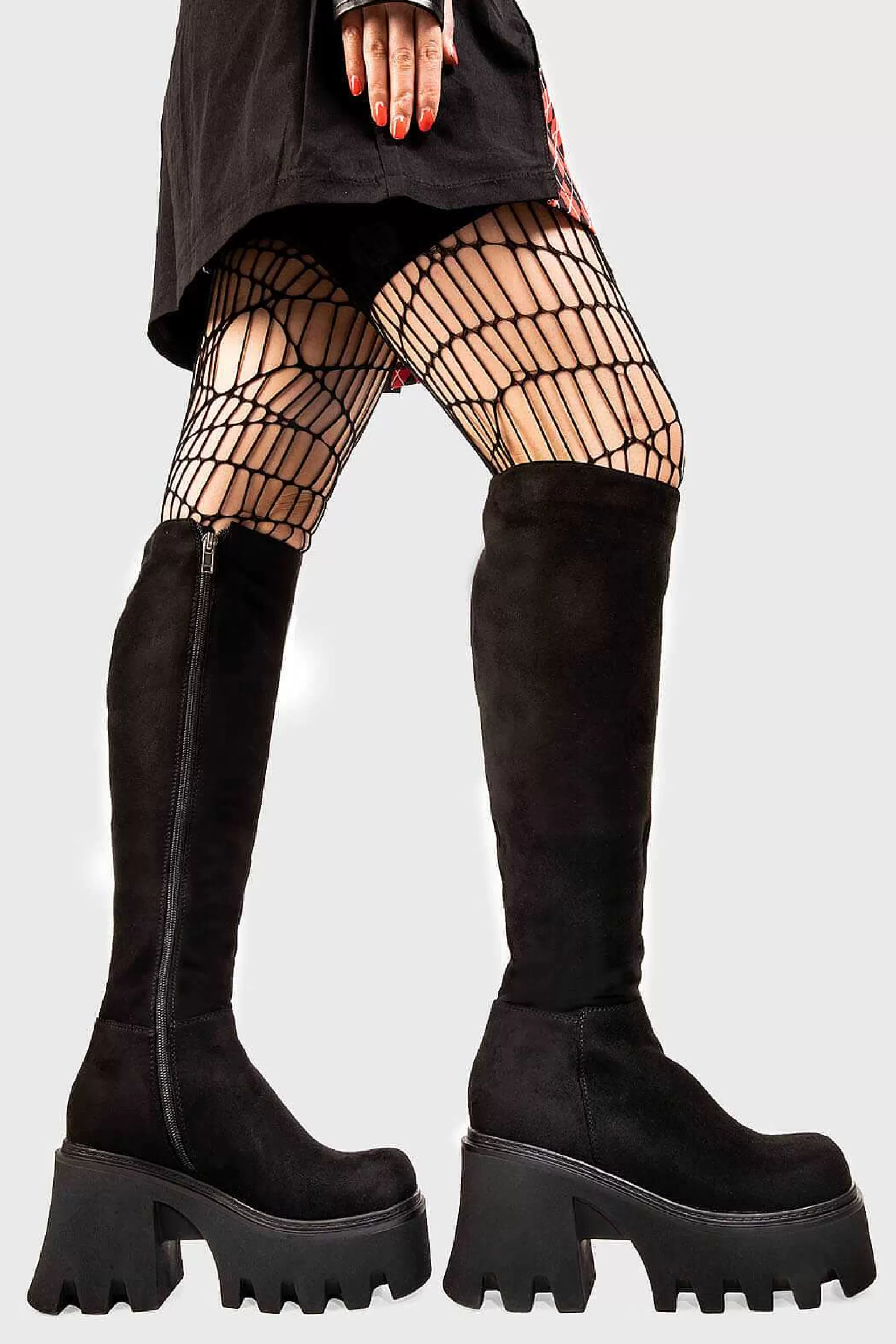 Lamoda Knee High>Ready Chunky Platform Knee High Boots