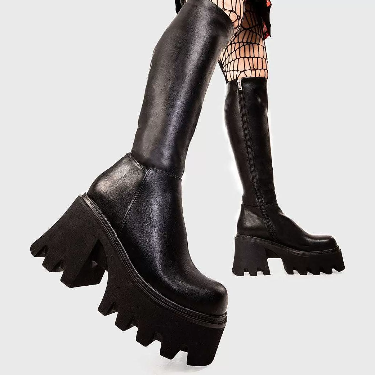 Lamoda Knee High>Ready Chunky Platform Knee High Boots